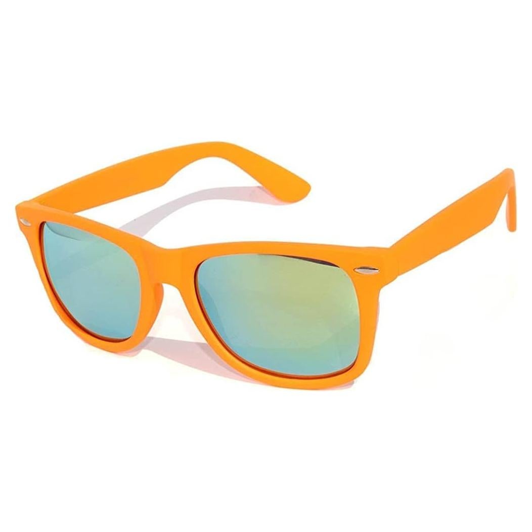 Gafas de Sol Retro Unisex Vintage Espejo Naranja