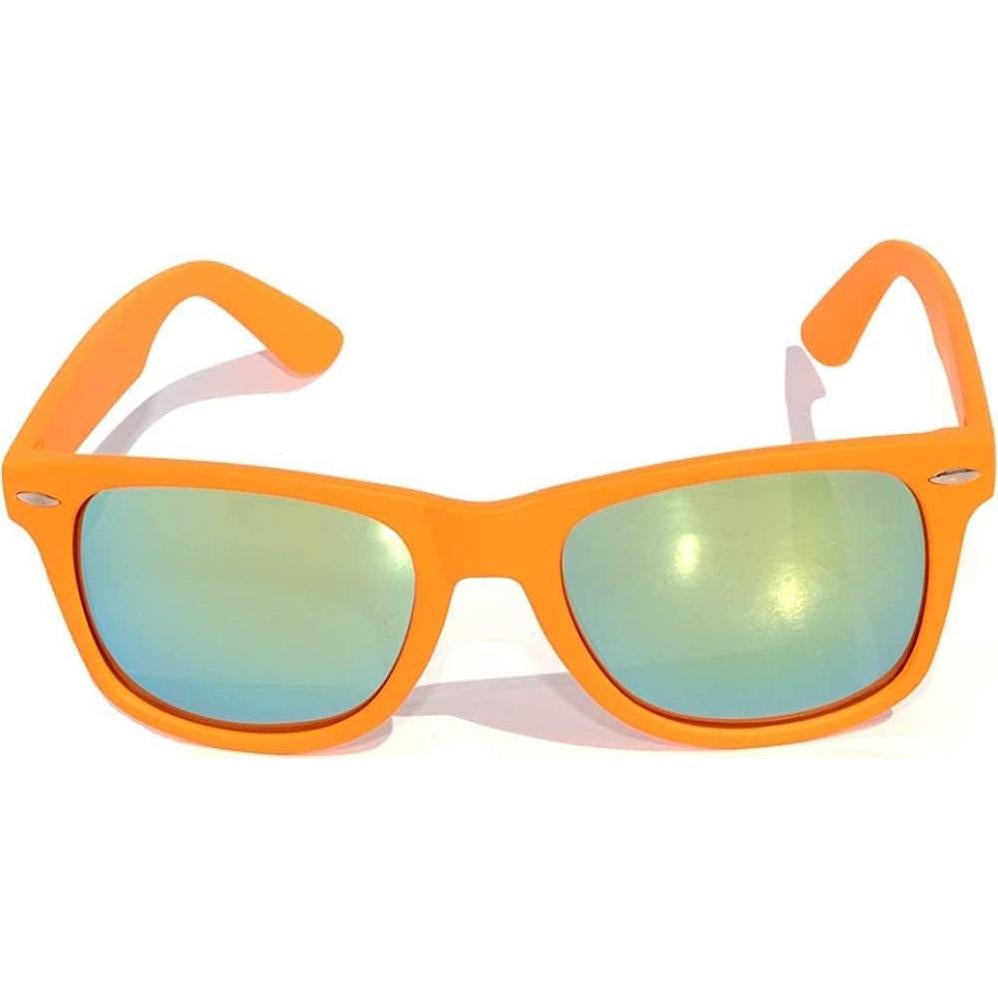Gafas de Sol Retro Unisex Vintage Espejo Naranja