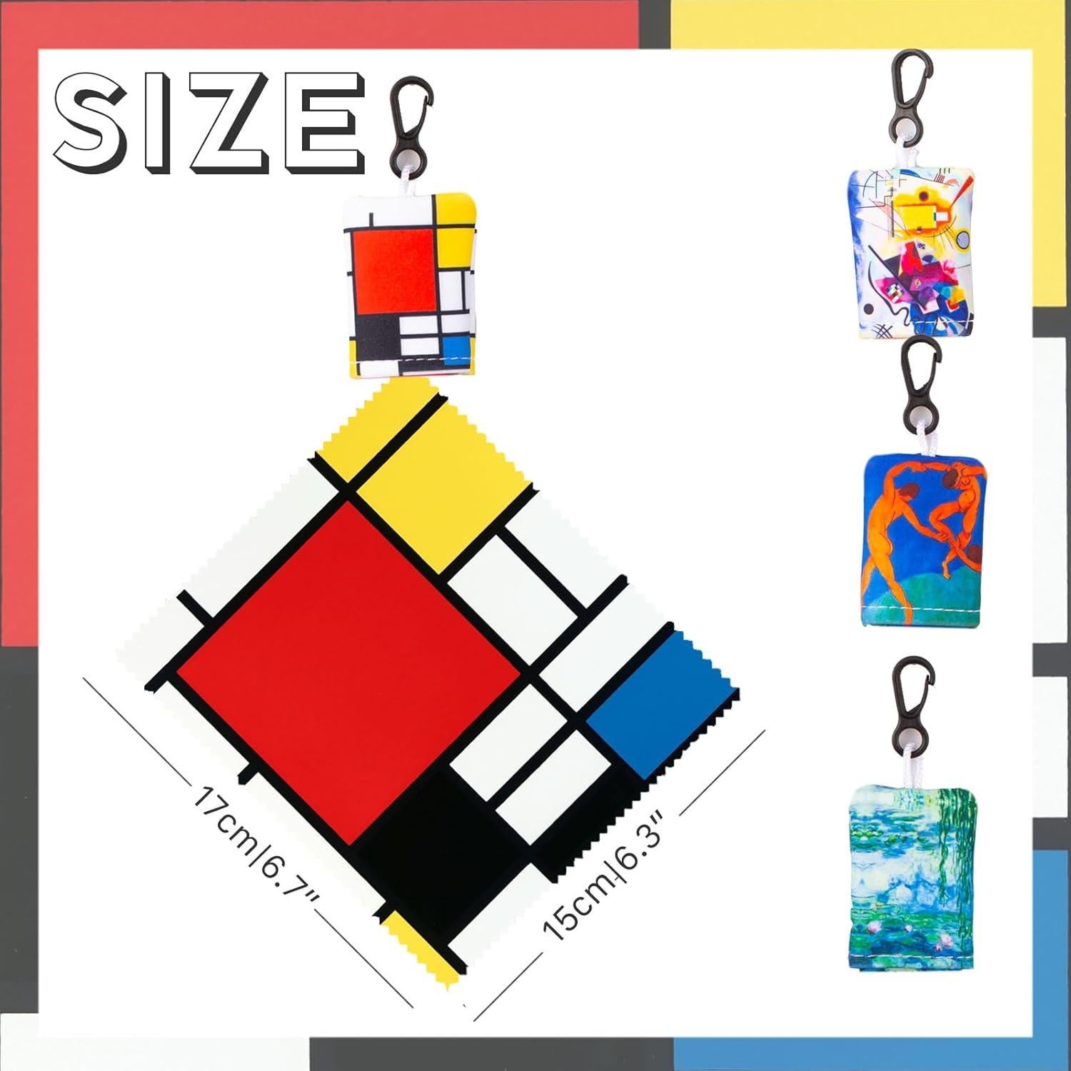 Paño de limpieza de gafas Seabbo 4PC Microfibra Amarillo