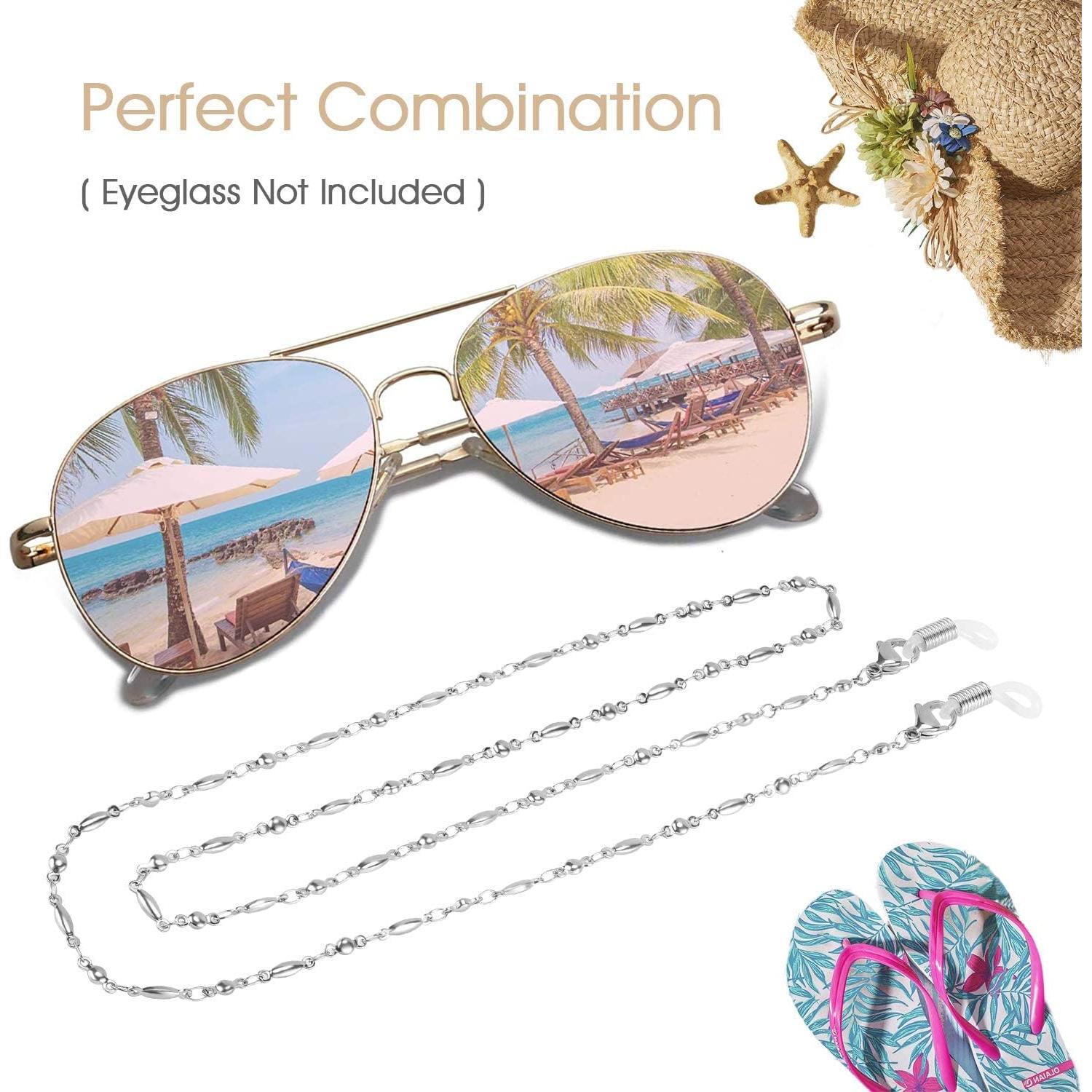 Cadena de Gafas SAM & LORI Plata/Dorado/Rosa/Negro