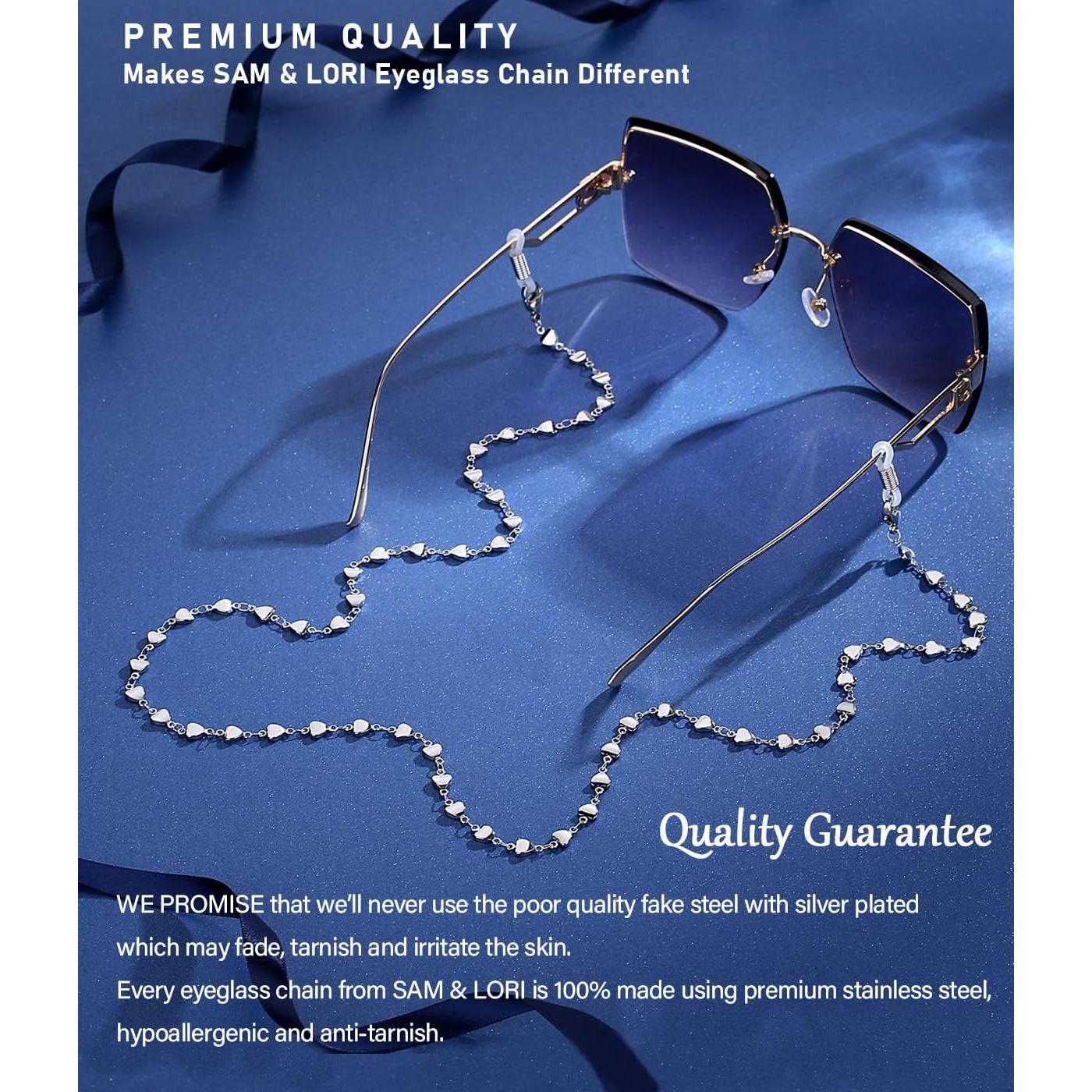 Cadena de Gafas SAM & LORI para Mujer - Plata/Oro/Rosado