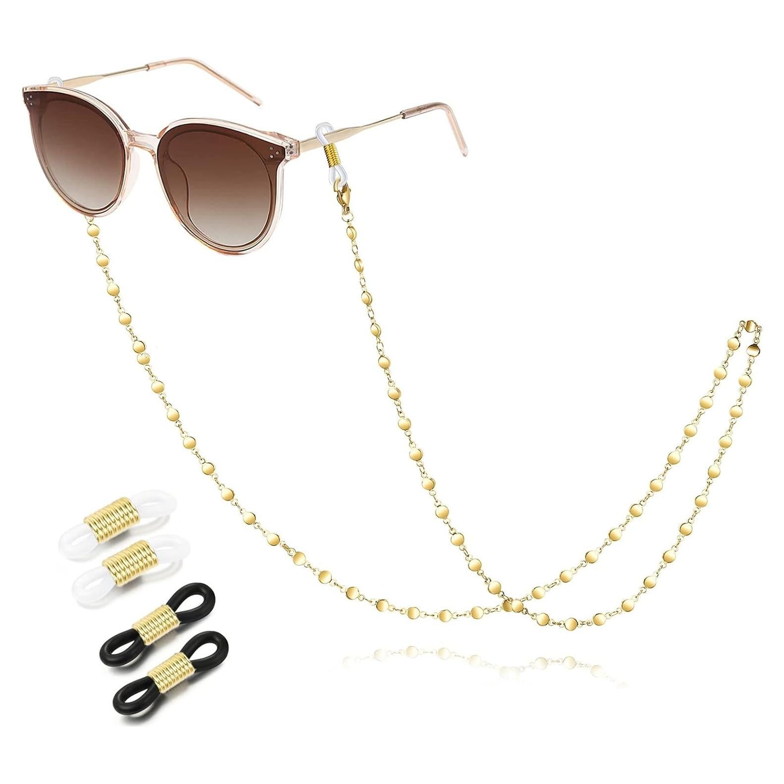 Cadena de Gafas SAM & LORI para Mujer - Plata/Oro/Rosado