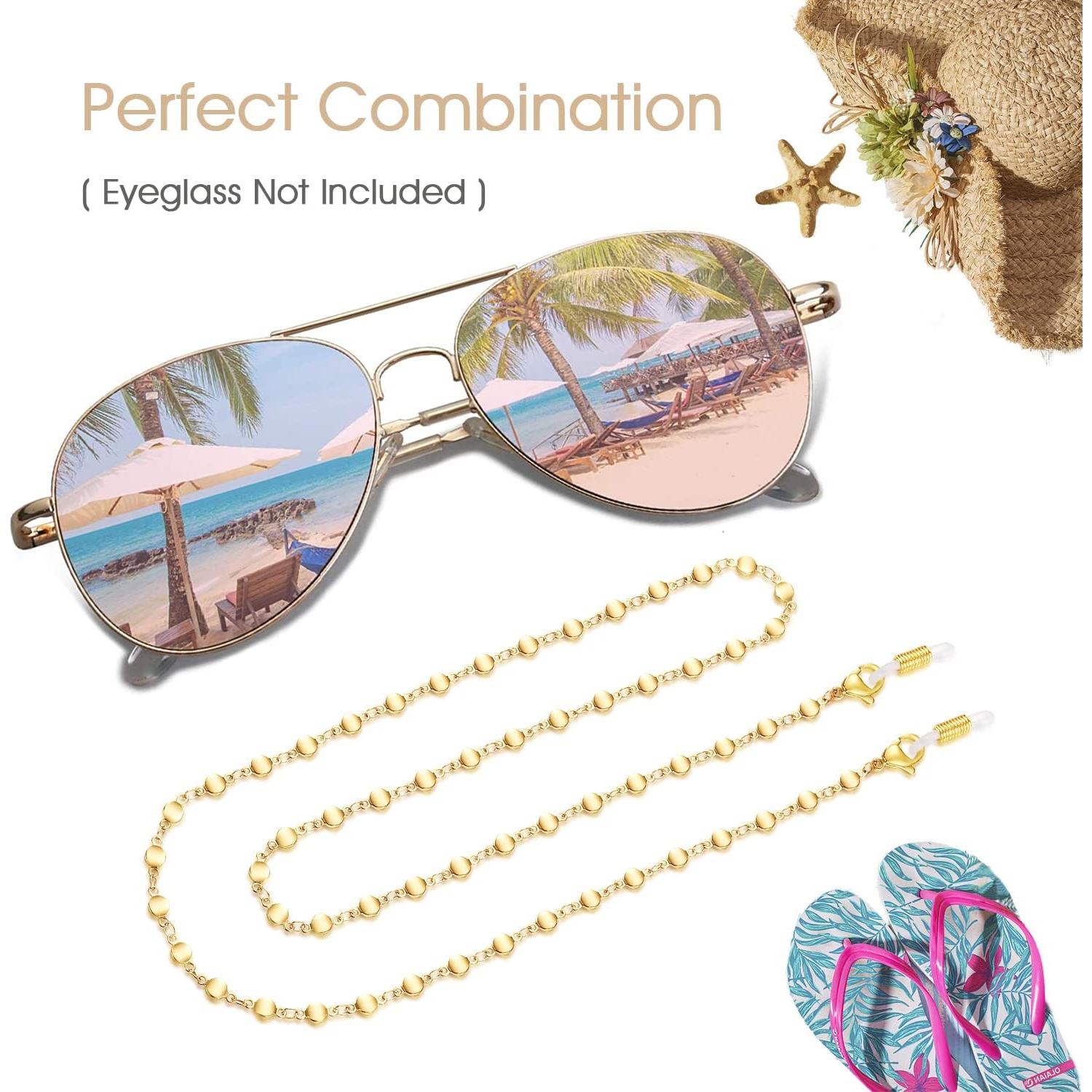 Cadena de Gafas SAM & LORI para Mujer - Plata/Oro/Rosado