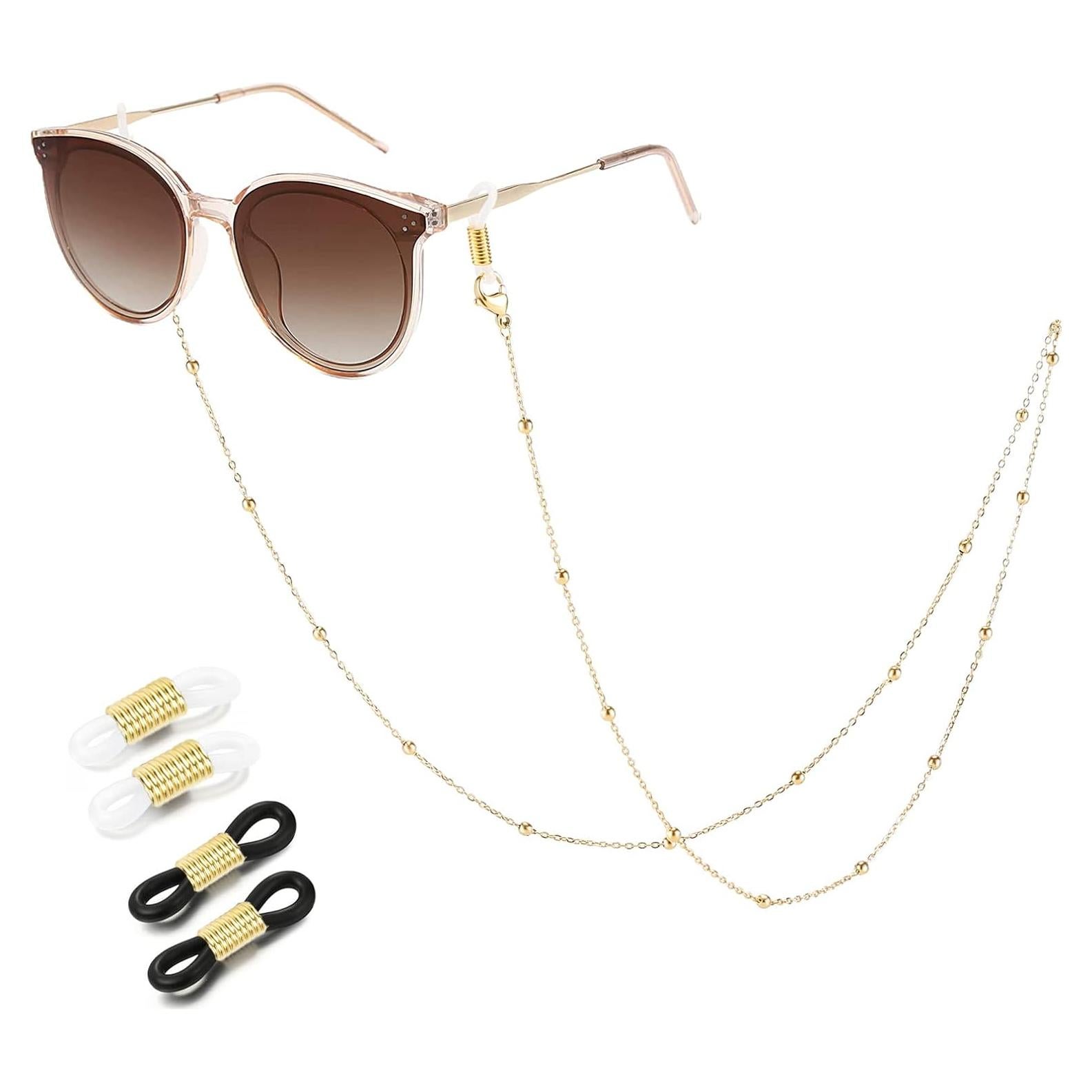 Cadena de Gafas SAM & LORI para Mujer - Plata/Dorado/Rosa