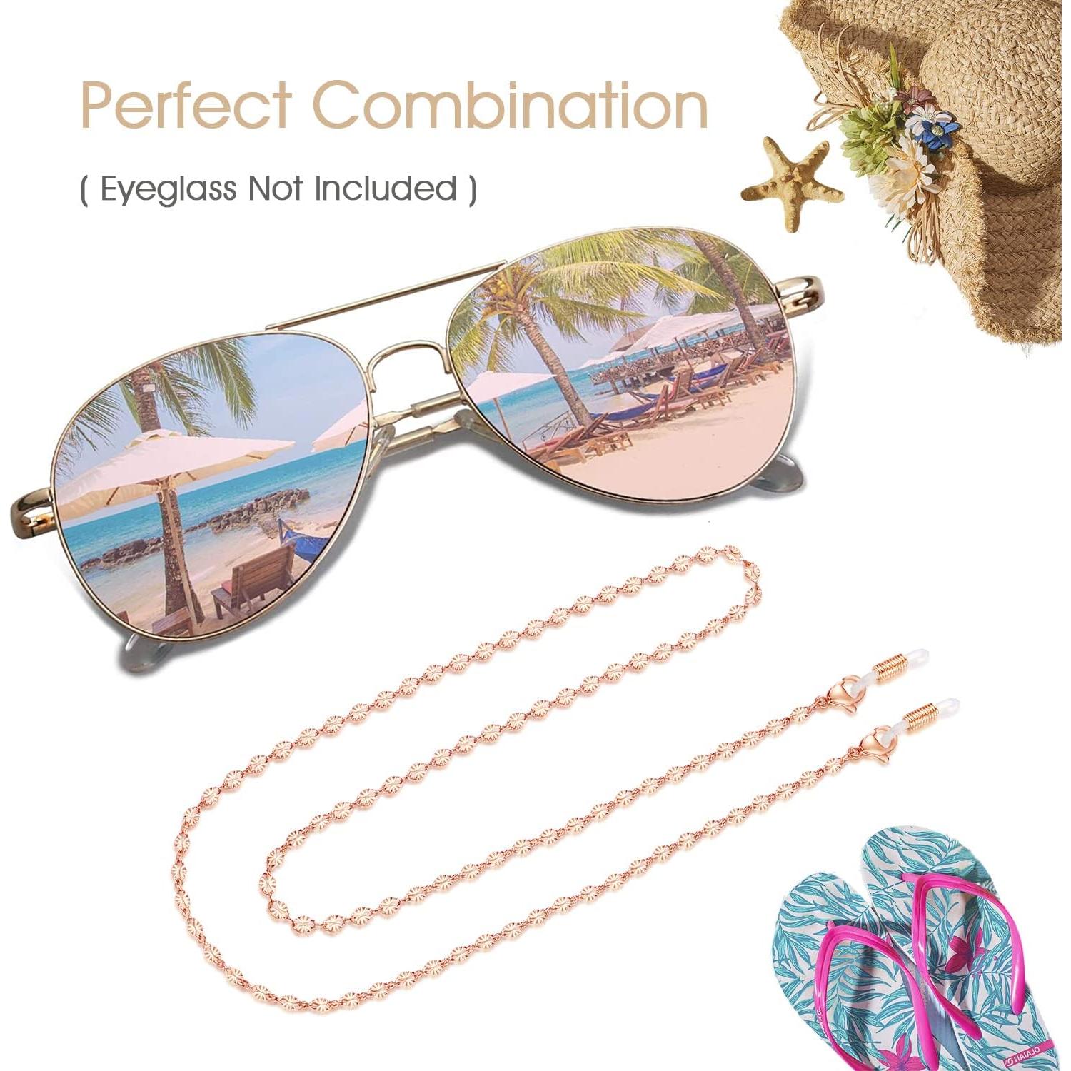 Cadena de Gafas Sam & Lori para Mujer - Oro Rosa 73.66 cm