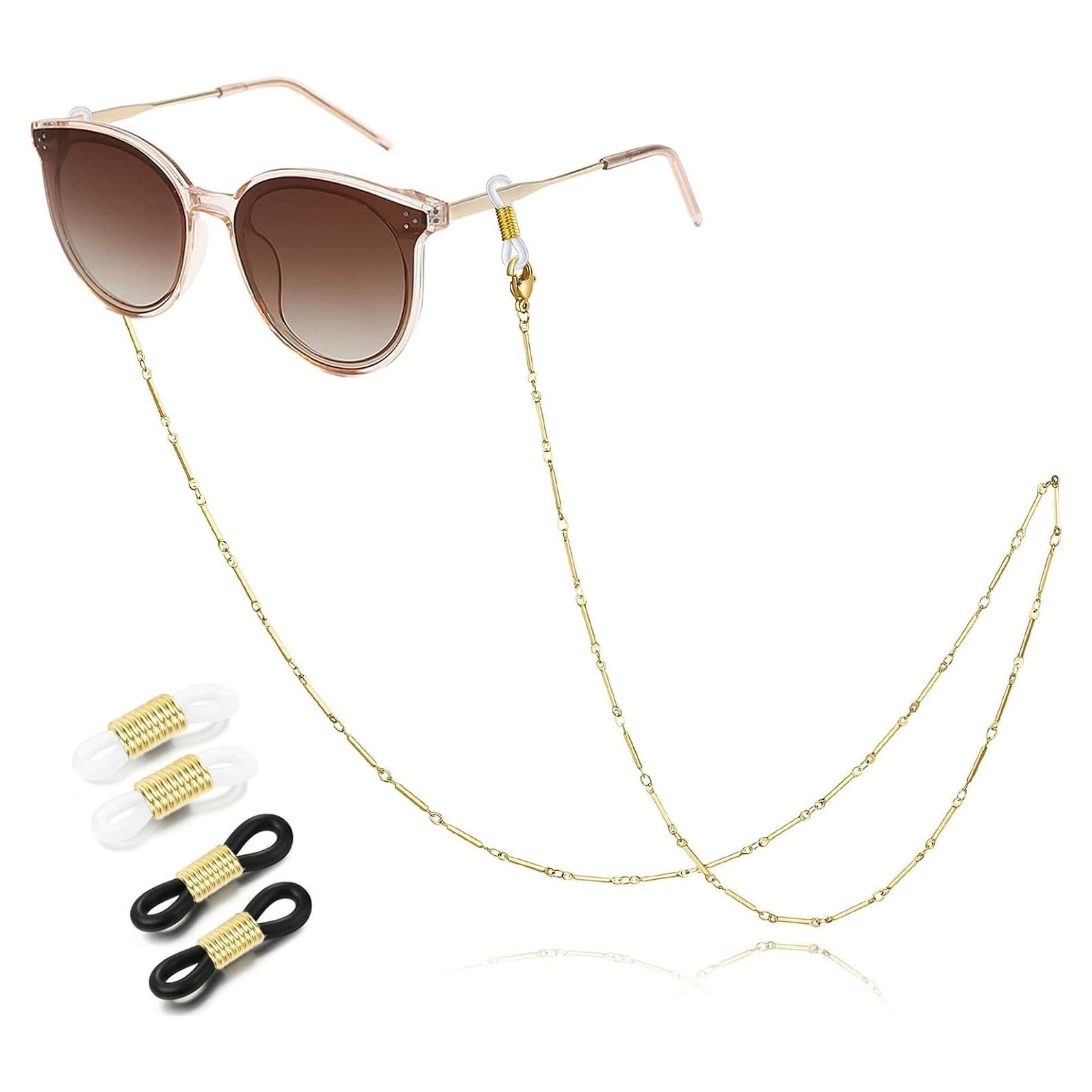Cadena de Gafas SAM & LORI para Mujer - Oro 18K Ajustable