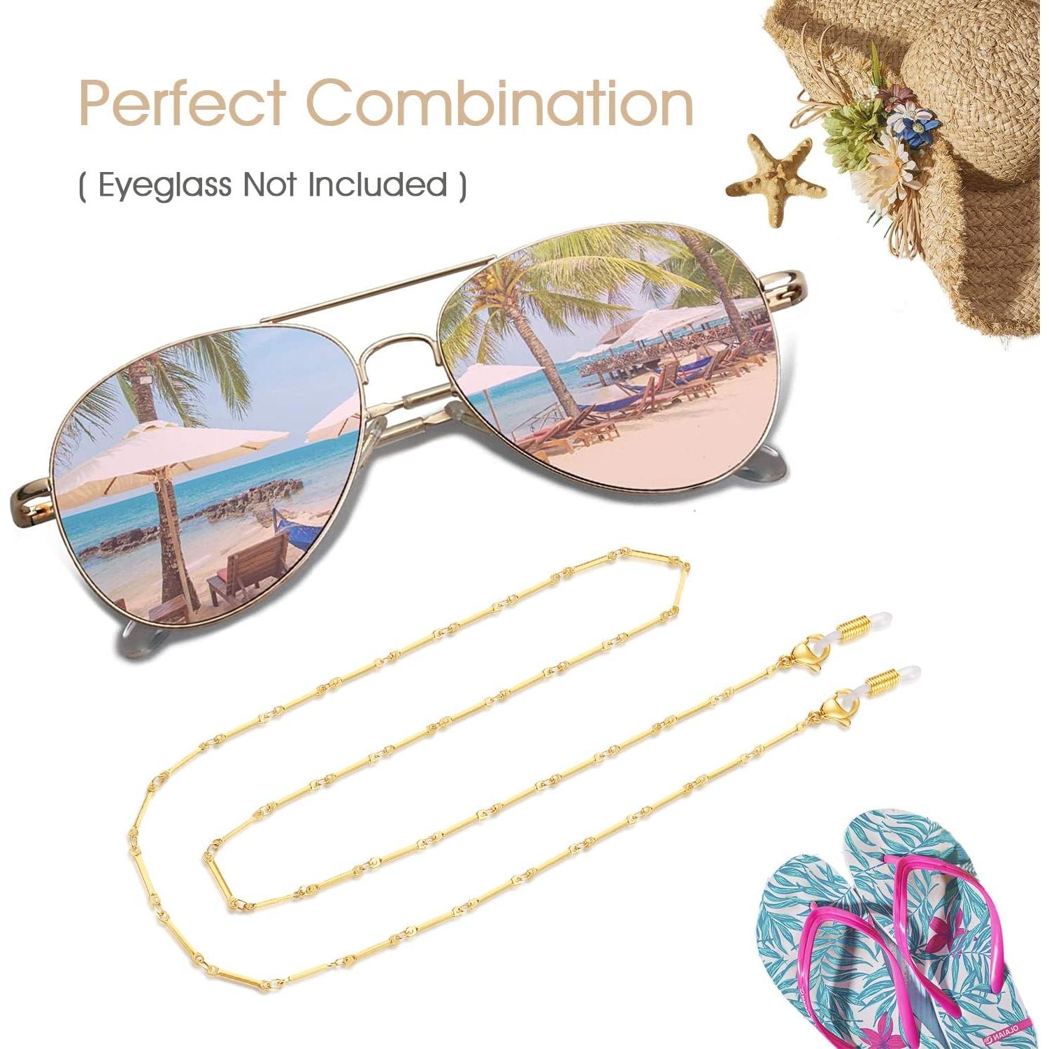 Cadena de Gafas SAM & LORI para Mujer - Oro 18K Ajustable