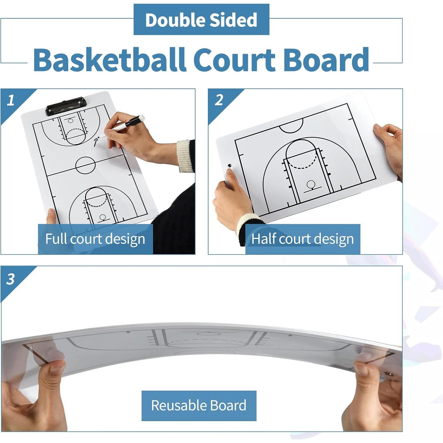 Portaplanos Táctico Reutilizable YECCULLO para Entrenadores