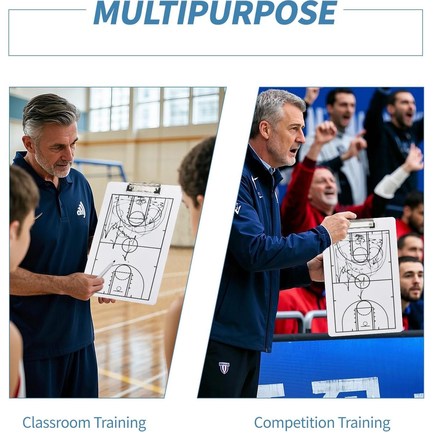 Portaplanos Táctico Reutilizable YECCULLO para Entrenadores