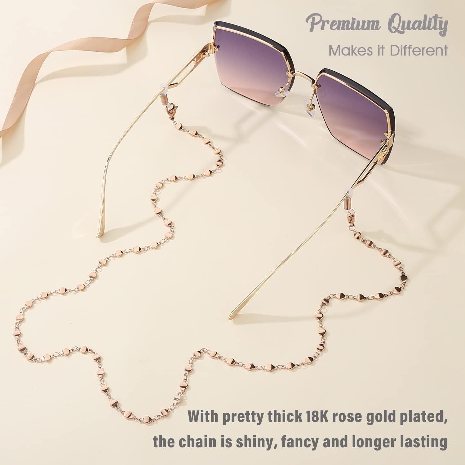 Cadena de Gafas SAM & LORI para Mujer - Oro Rosado 73.66 cm