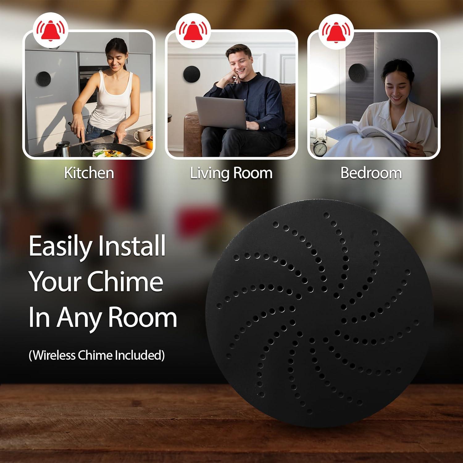 Timbre Inteligente Energizer 1080p con Audio y Noche