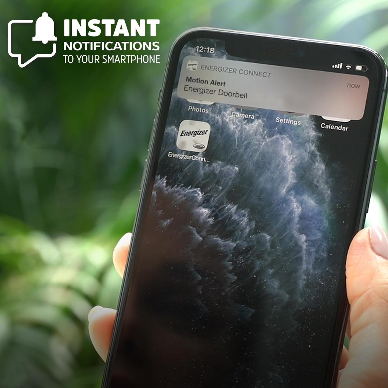 Timbre Inteligente Energizer 1080p con Audio y Noche