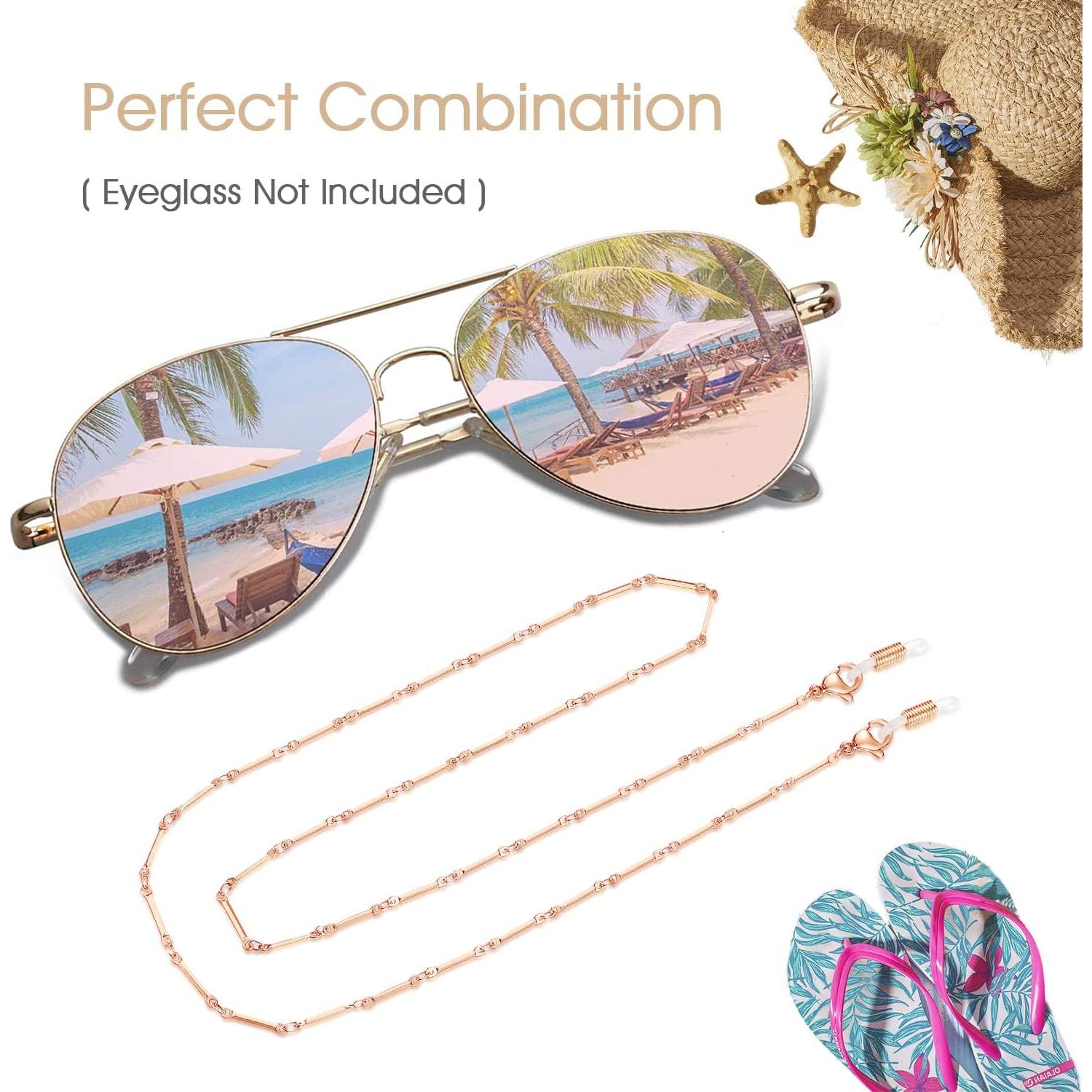 Cadena de Gafas SAM & LORI para Mujer - Oro Rosado 73.66 cm