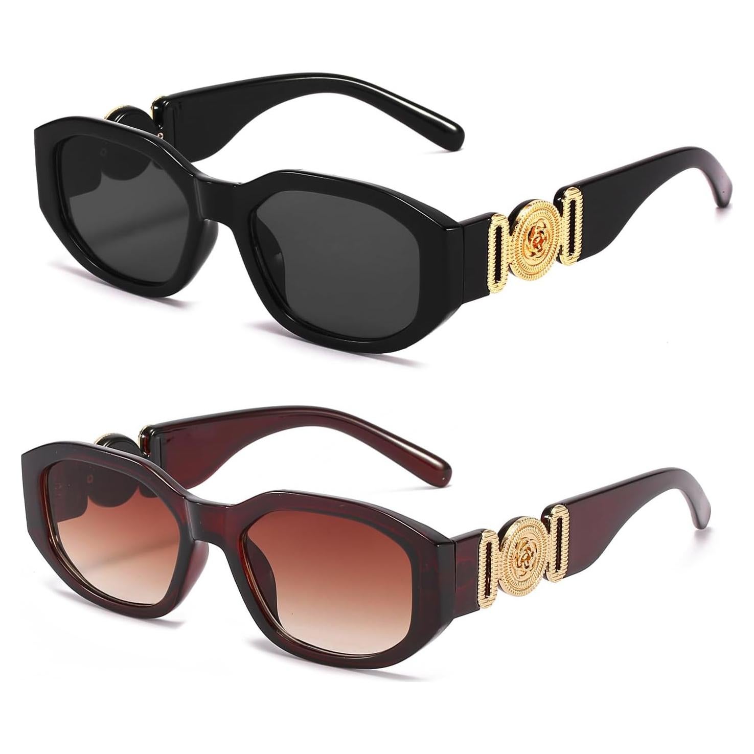 Gafas de Sol Rectangulares BUTABY UV400 Moda Vintage