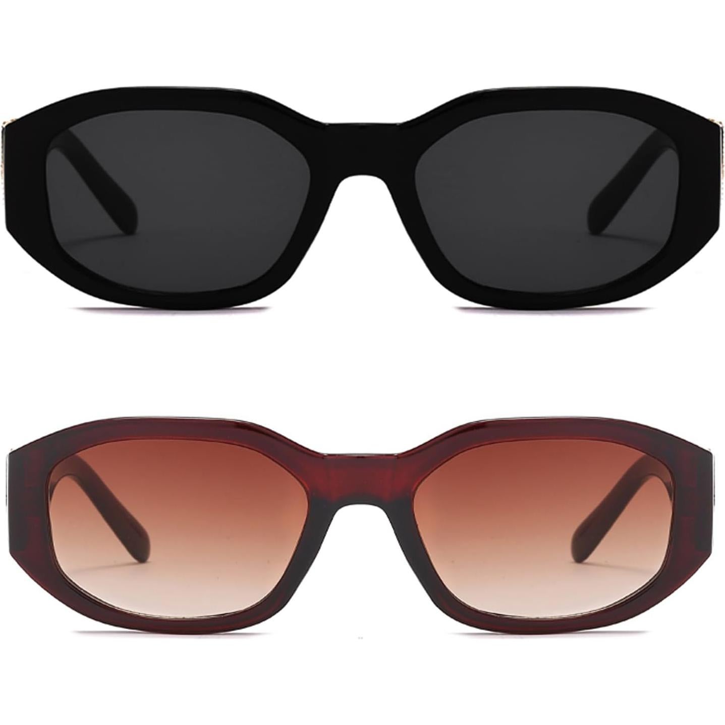 Gafas de Sol Rectangulares BUTABY UV400 Moda Vintage