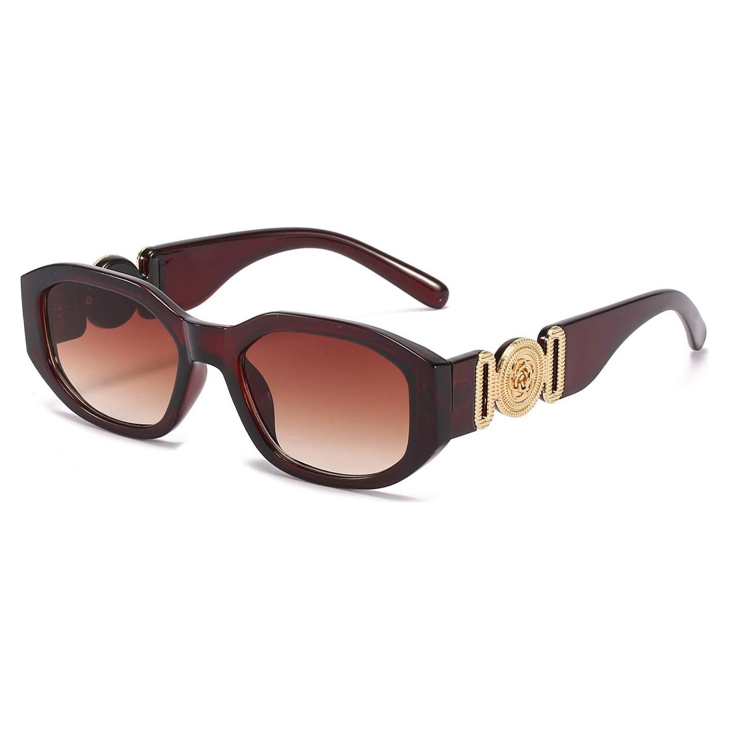 Gafas de sol rectangulares BUTABY UV400 para mujeres