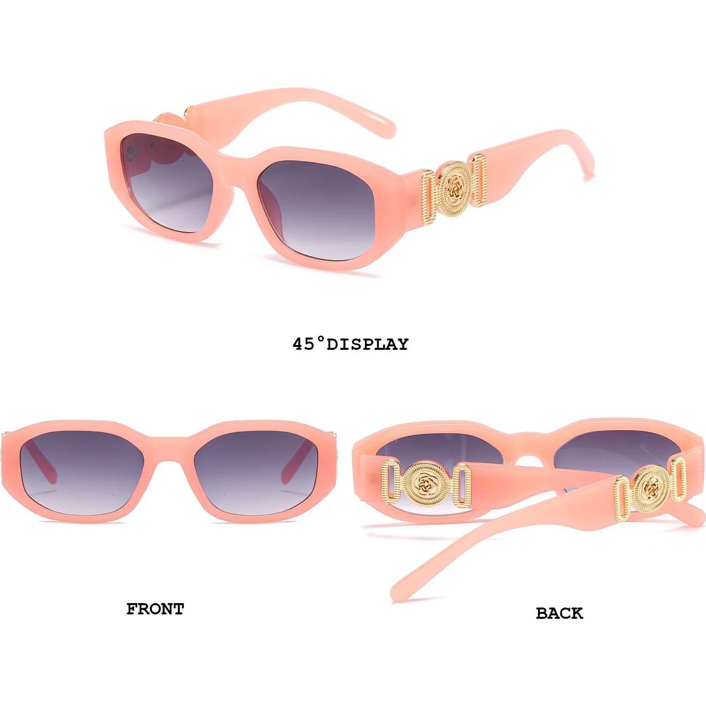 Gafas de sol BUTABY rectangulares UV400 para mujeres