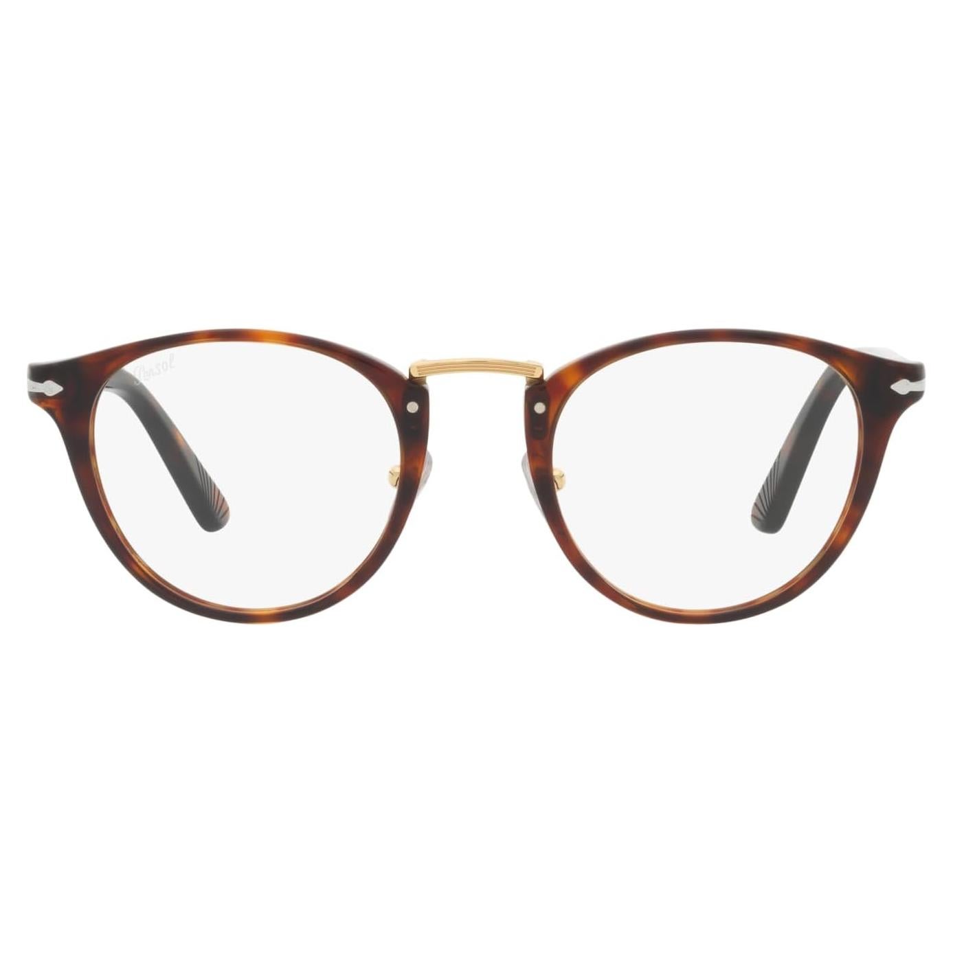 Gafas de sol redondas Persol PO3108S Havana 49mm UV