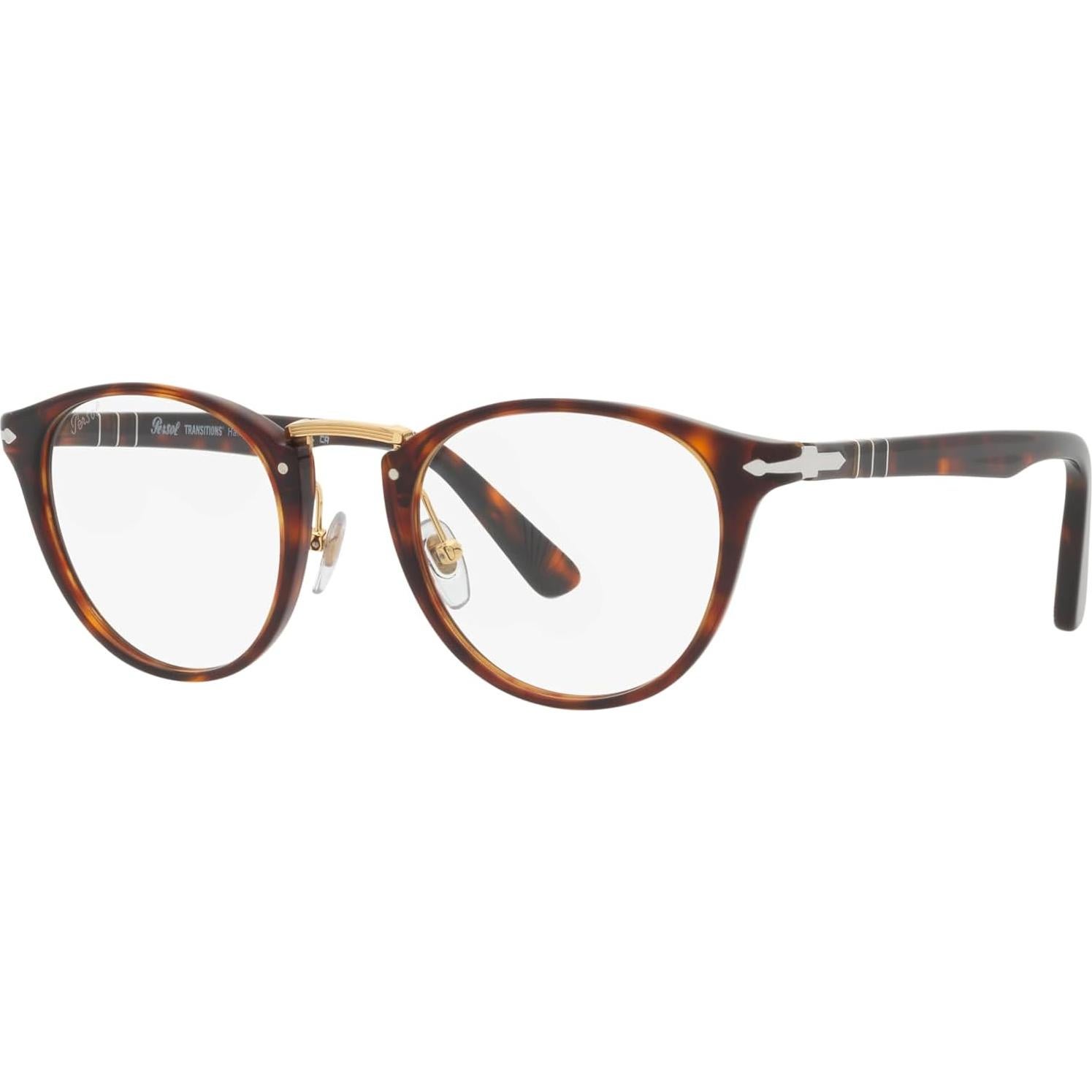Gafas de sol redondas Persol PO3108S Havana 49mm UV