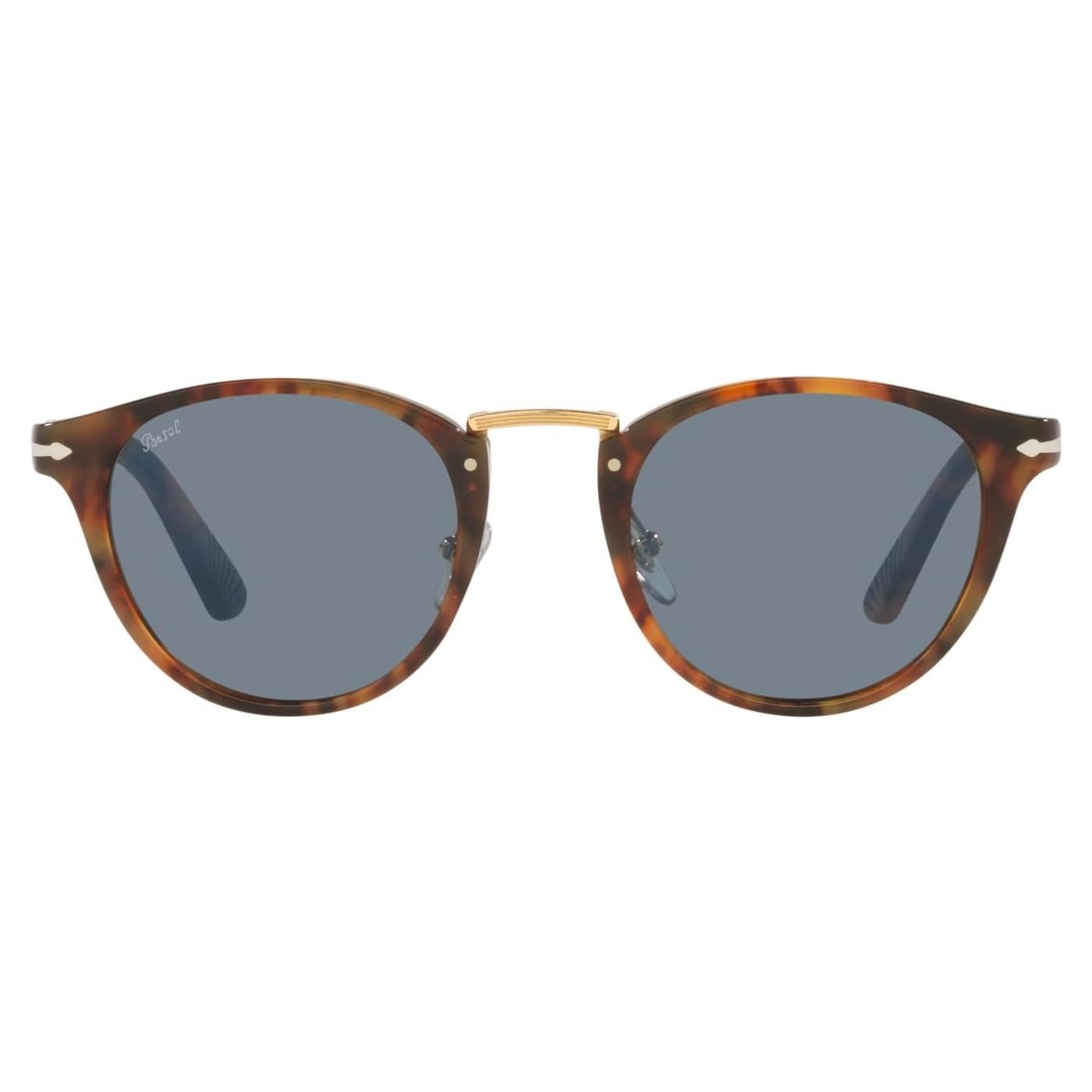 Gafas de Sol Redondas Persol PO3108S UV 100% Café/Azul