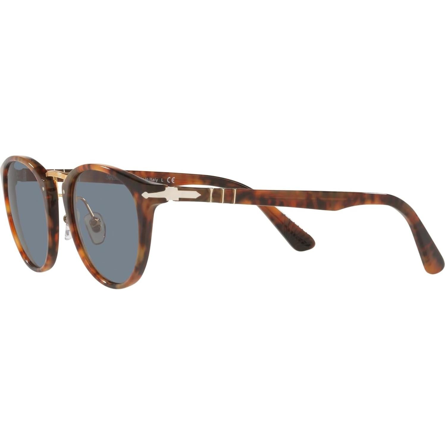 Gafas de Sol Redondas Persol PO3108S UV 100% Café/Azul