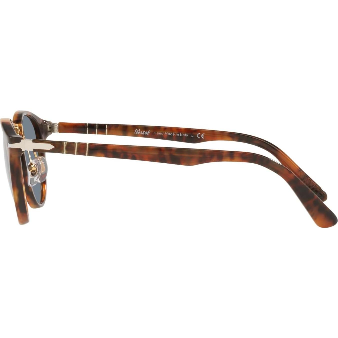 Gafas de Sol Redondas Persol PO3108S UV 100% Café/Azul