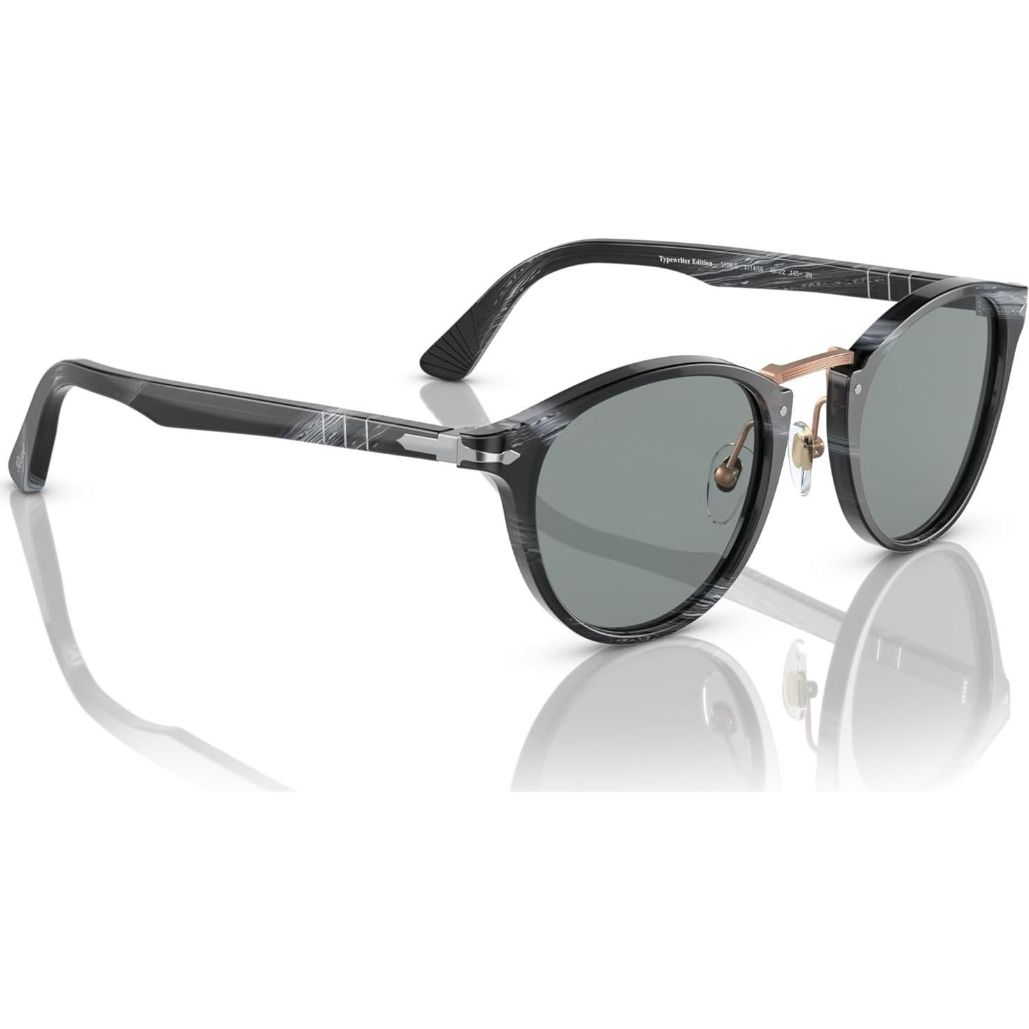Gafas de sol redondas Persol PO3108S UV 100% con estuche