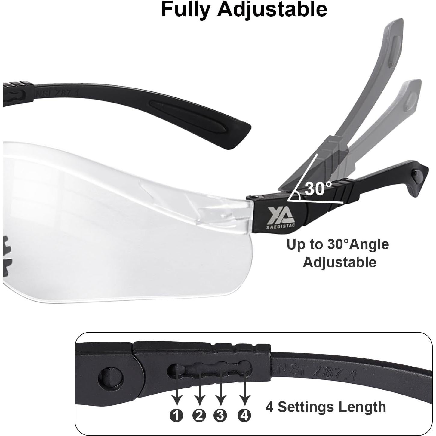 Gafas de Tiro Xaegistac Antivaho con Estuche Duro