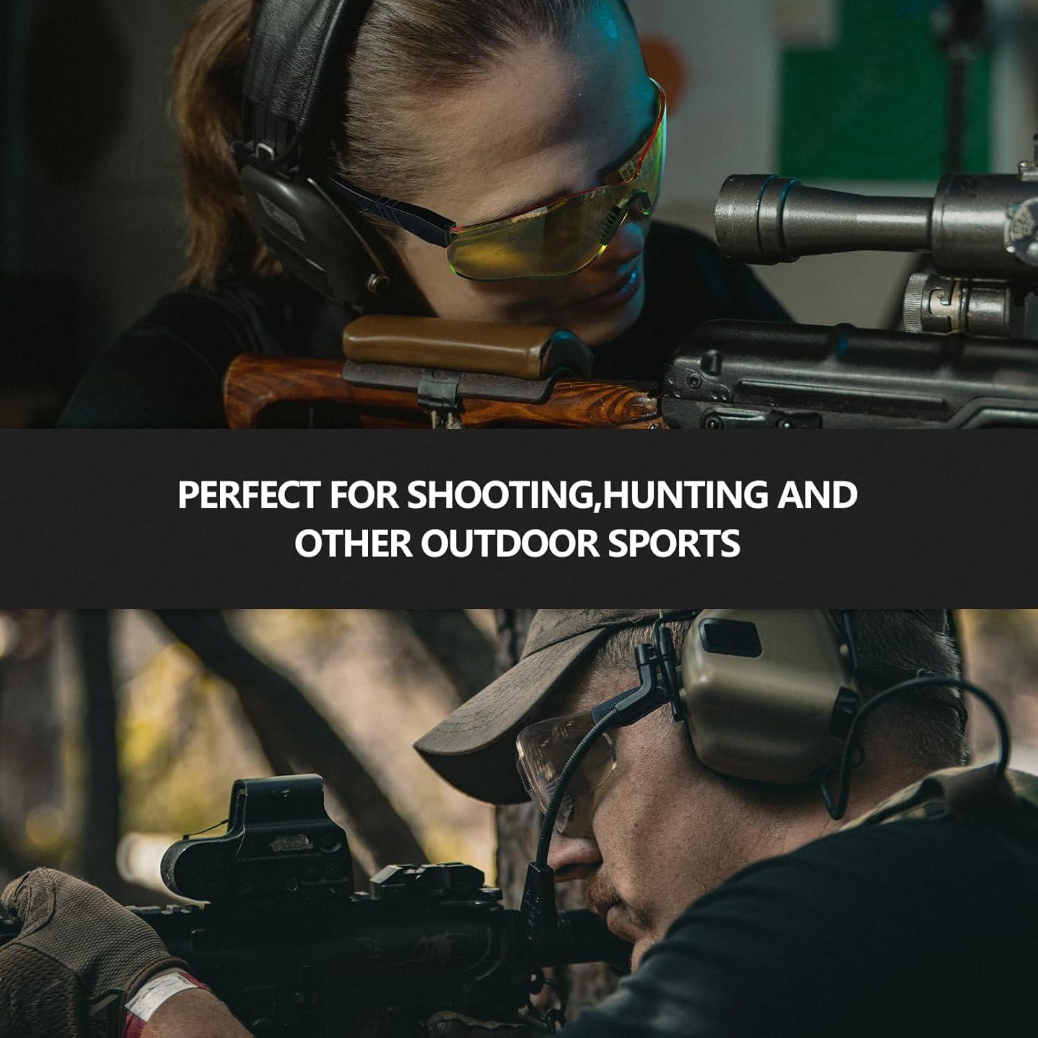 Gafas de Tiro Xaegistac Antivaho con Estuche Duro