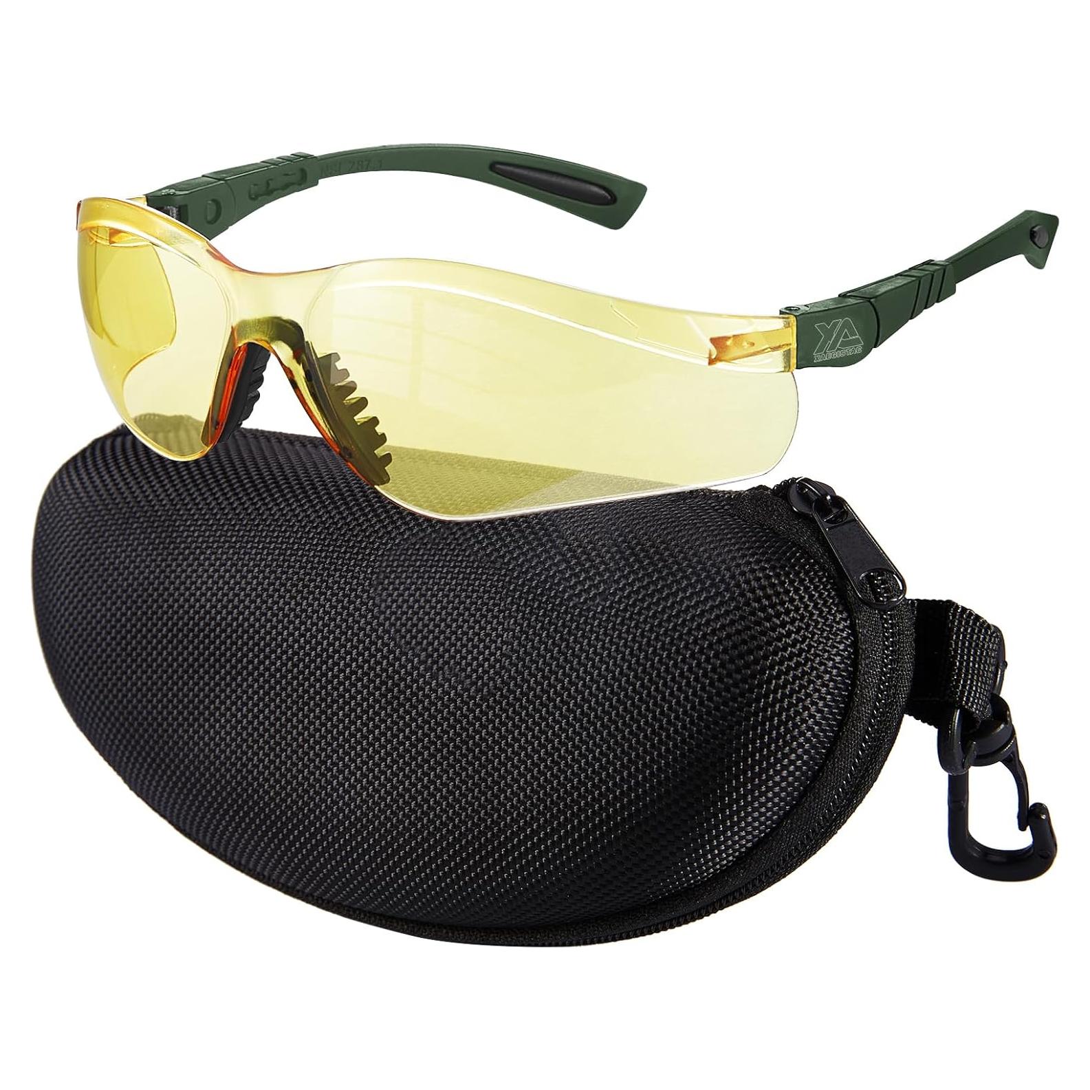 Gafas de Tiro Xaegistac Antivaho Verde Militar Lente Amarilla