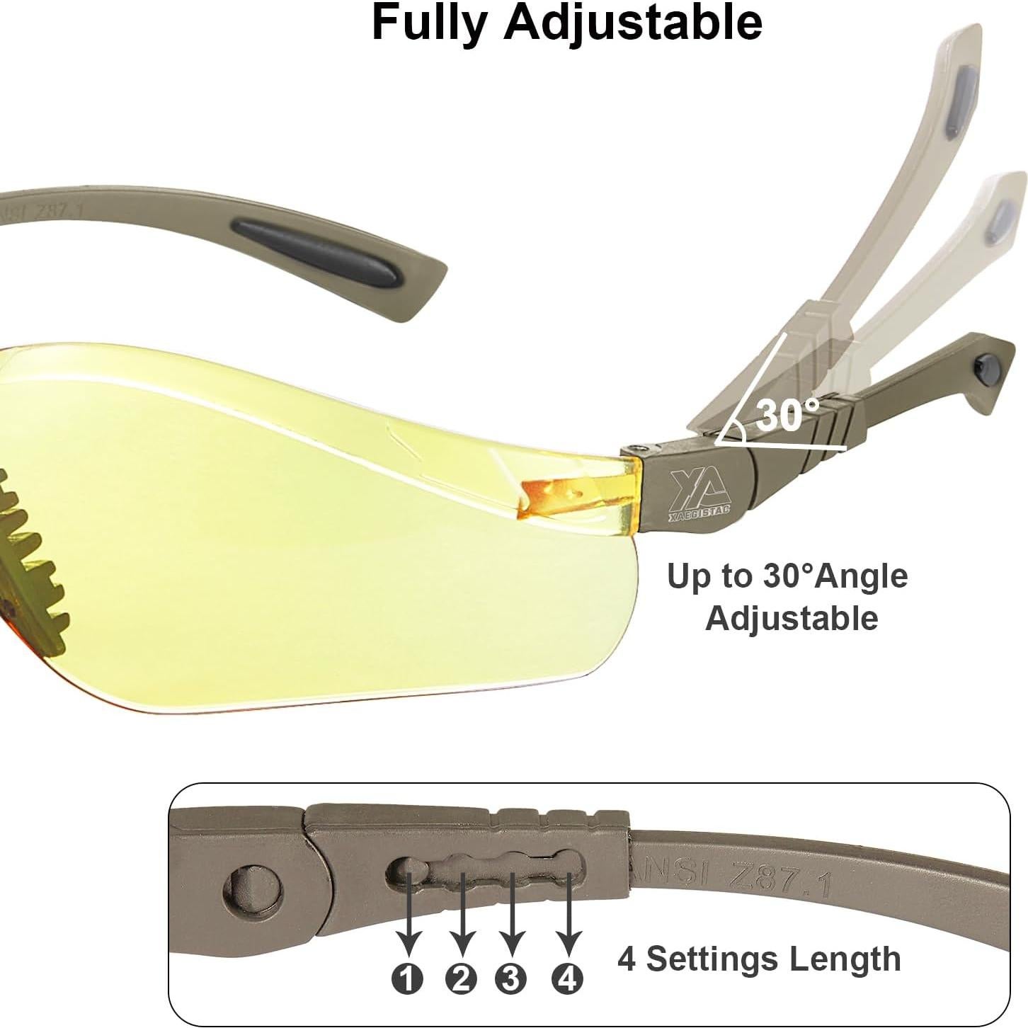 Gafas de Tiro Xaegistac Antivaho con Estuche Duro