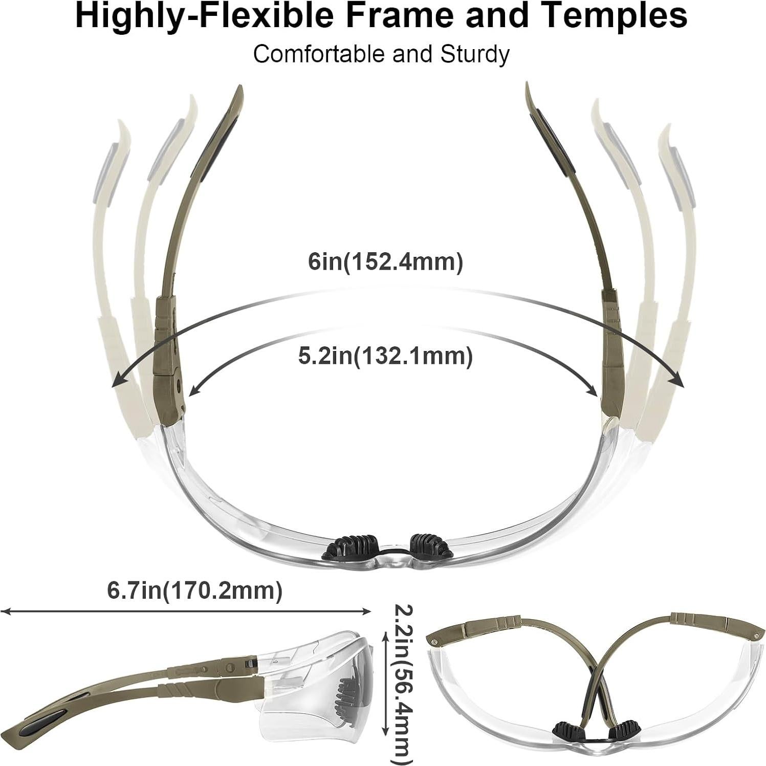 Gafas de Tiro Xaegistac Antivaho con Estuche Duro