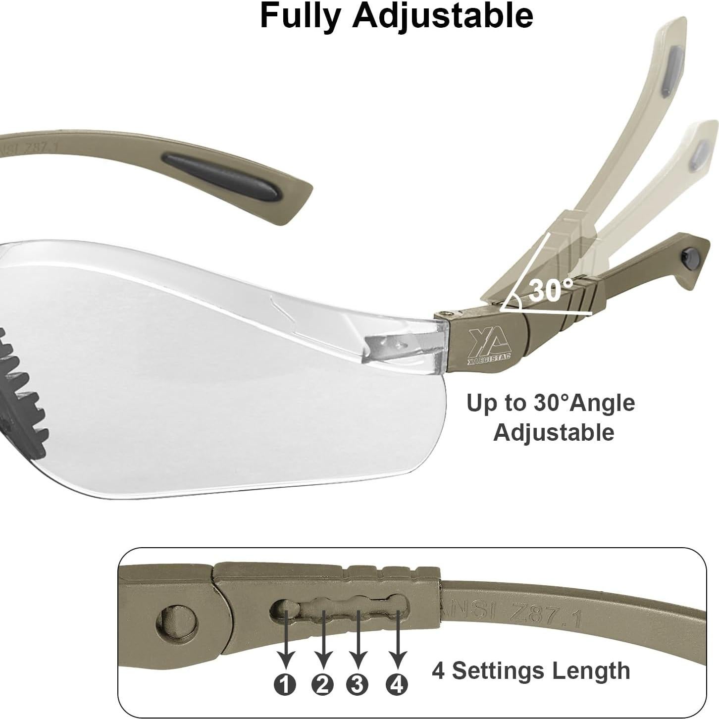 Gafas de Tiro Xaegistac Antivaho con Estuche Duro