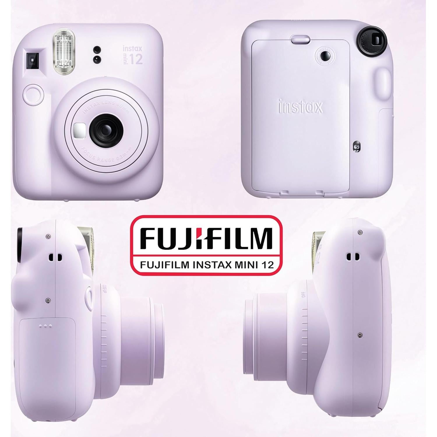 Cámara Instantánea Fujifilm Instax Mini 12 + 60 Hojas + Accesorios
