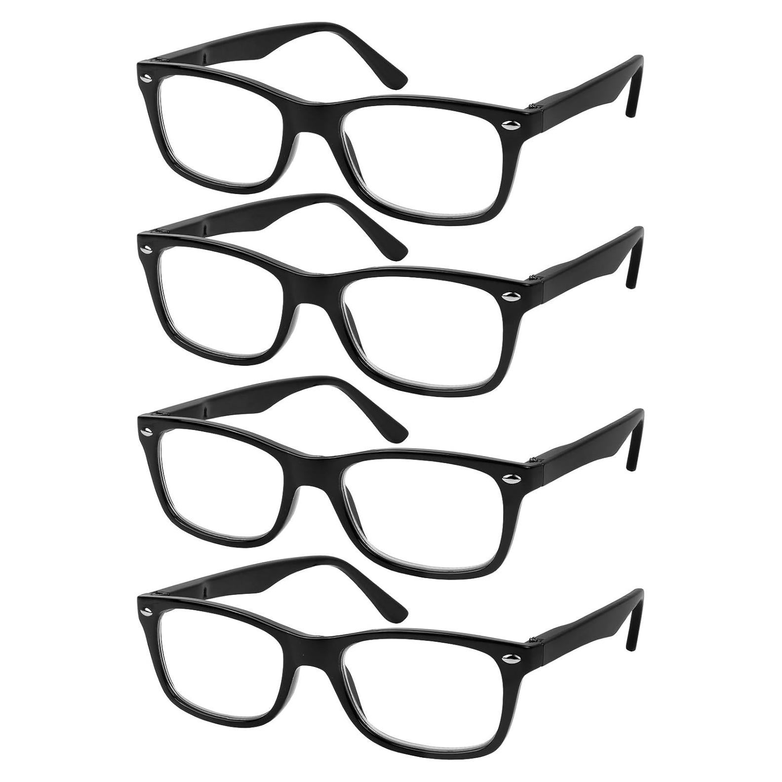 Conjunto de 4 Gafas de Lectura Success Eyewear 1.5x Negras