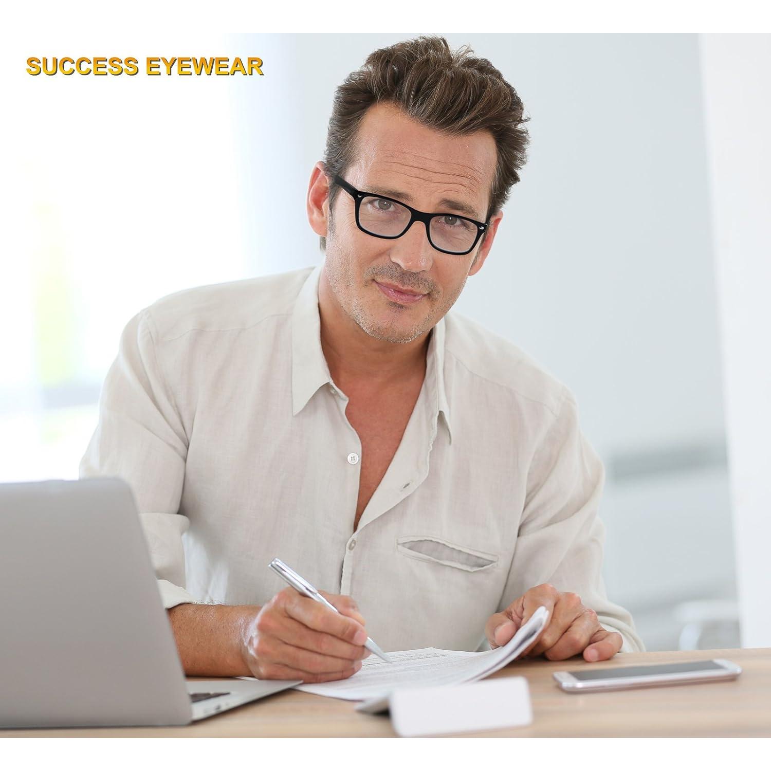 Conjunto de 4 Gafas de Lectura Success Eyewear 3.5x Negras