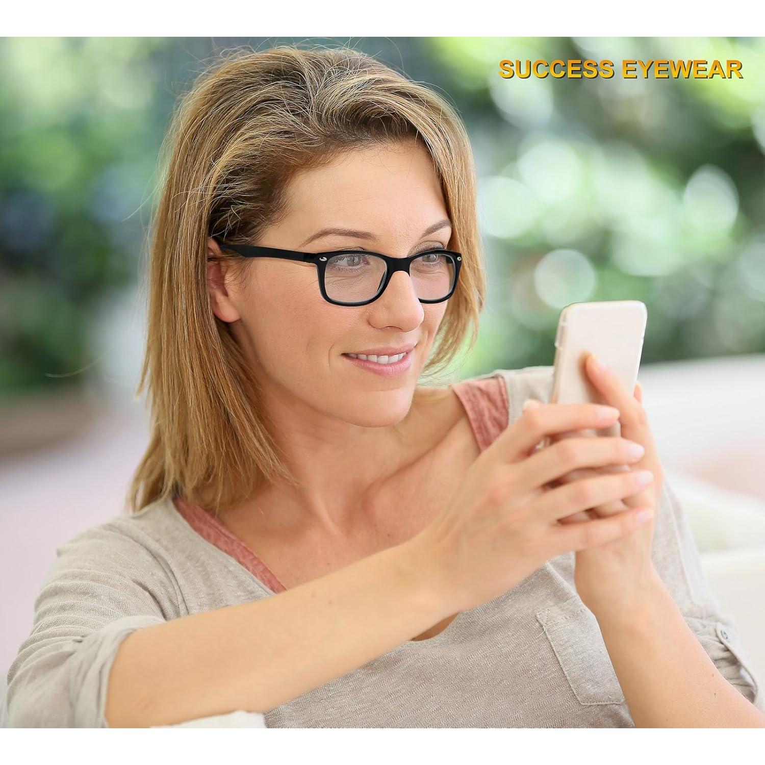 Conjunto de 4 Gafas de Lectura Success Eyewear 3.5x Negras