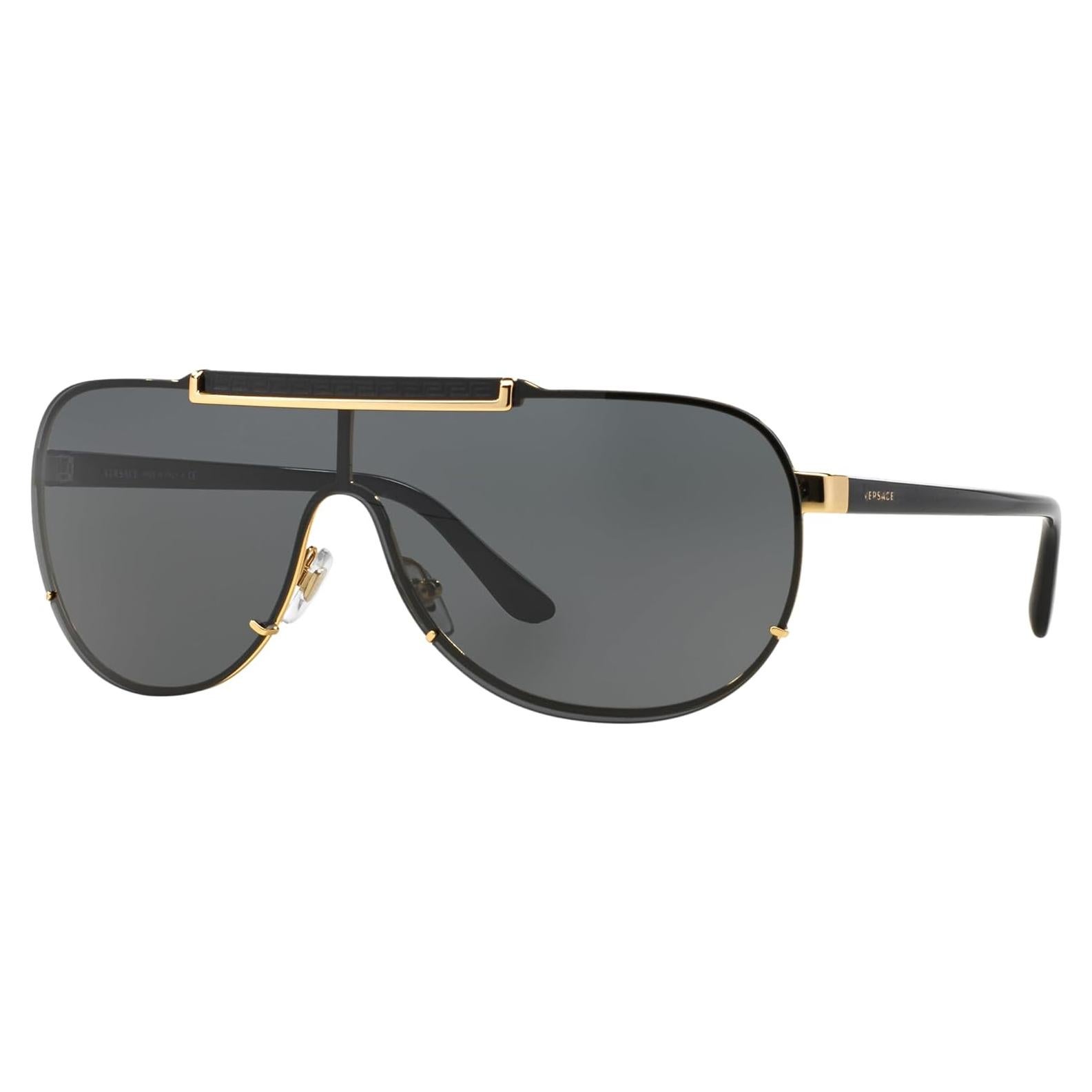 Gafas de sol Versace Hombre Marco Dorado Lentes Grises