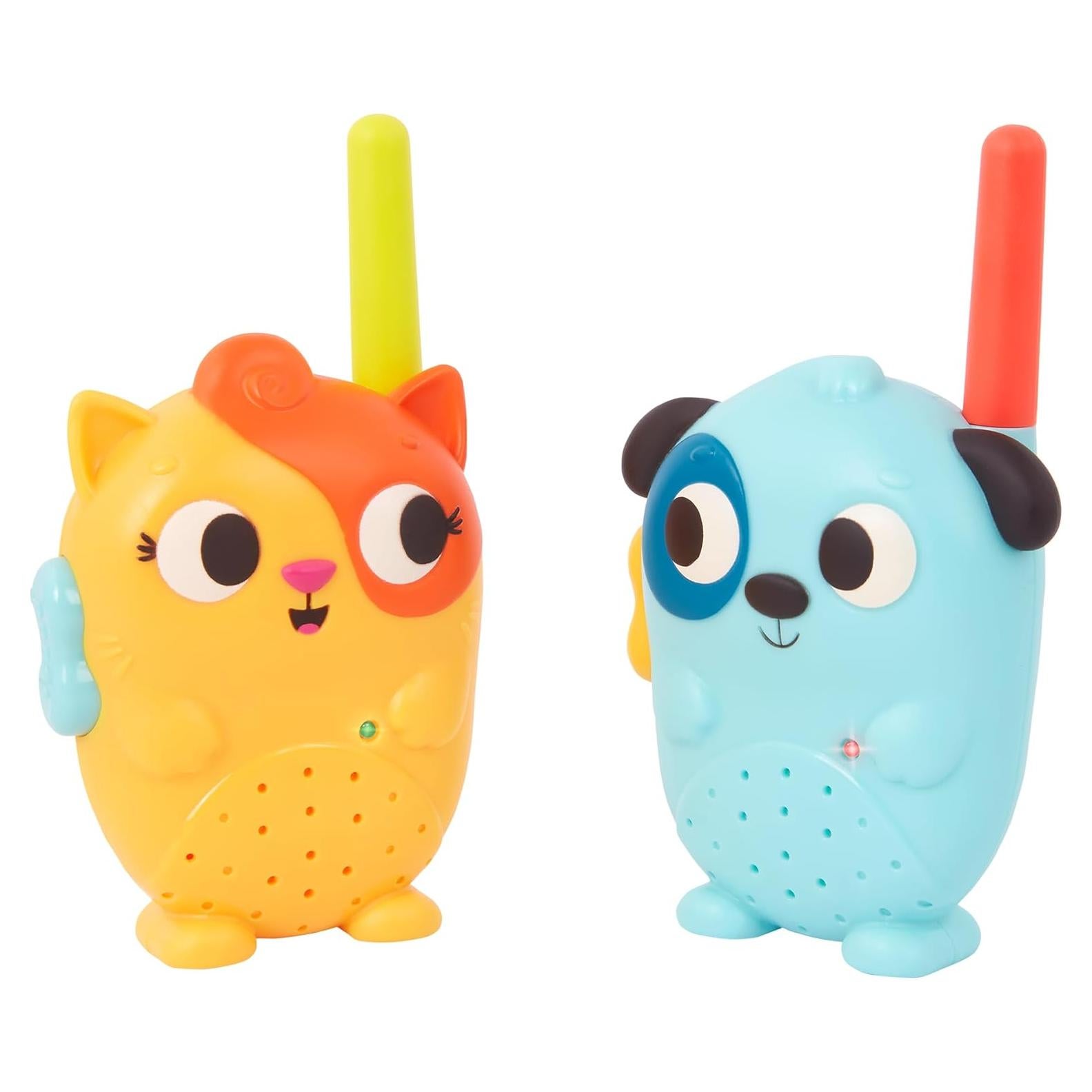 Walkie-Talkies Lolo y Woofer B. toys - Paquete de 2 - 30.48m