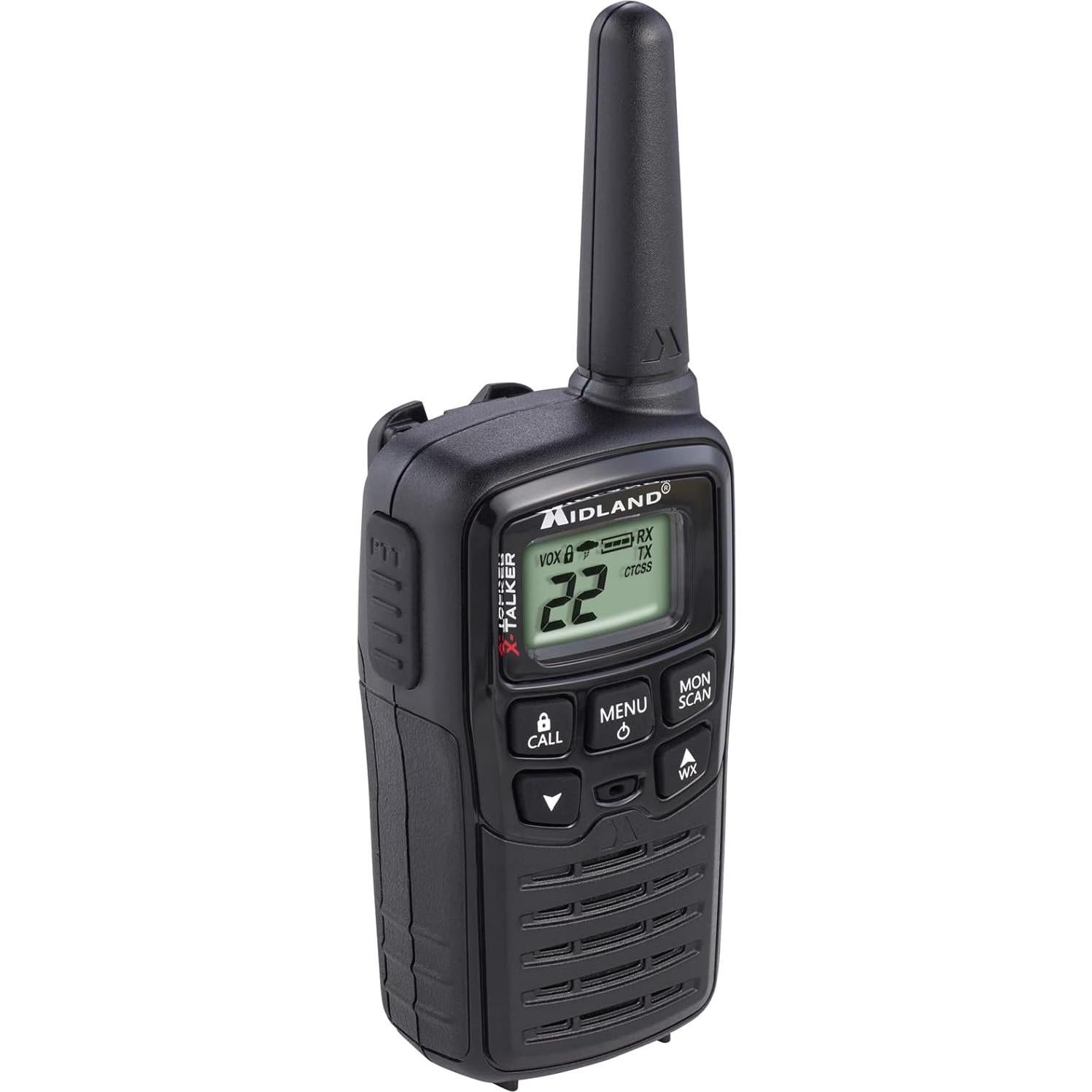 Walkie Talkie Midland T10 - 22 Canales FRS - Paquete de 4