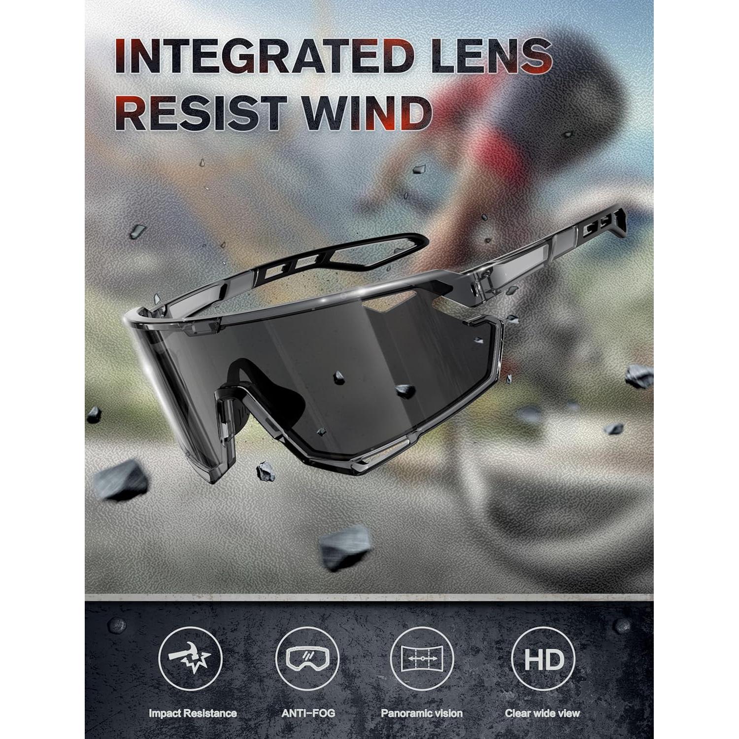 Gafas de Ciclismo BIRCEN Fotoquímicas TR90 Negro