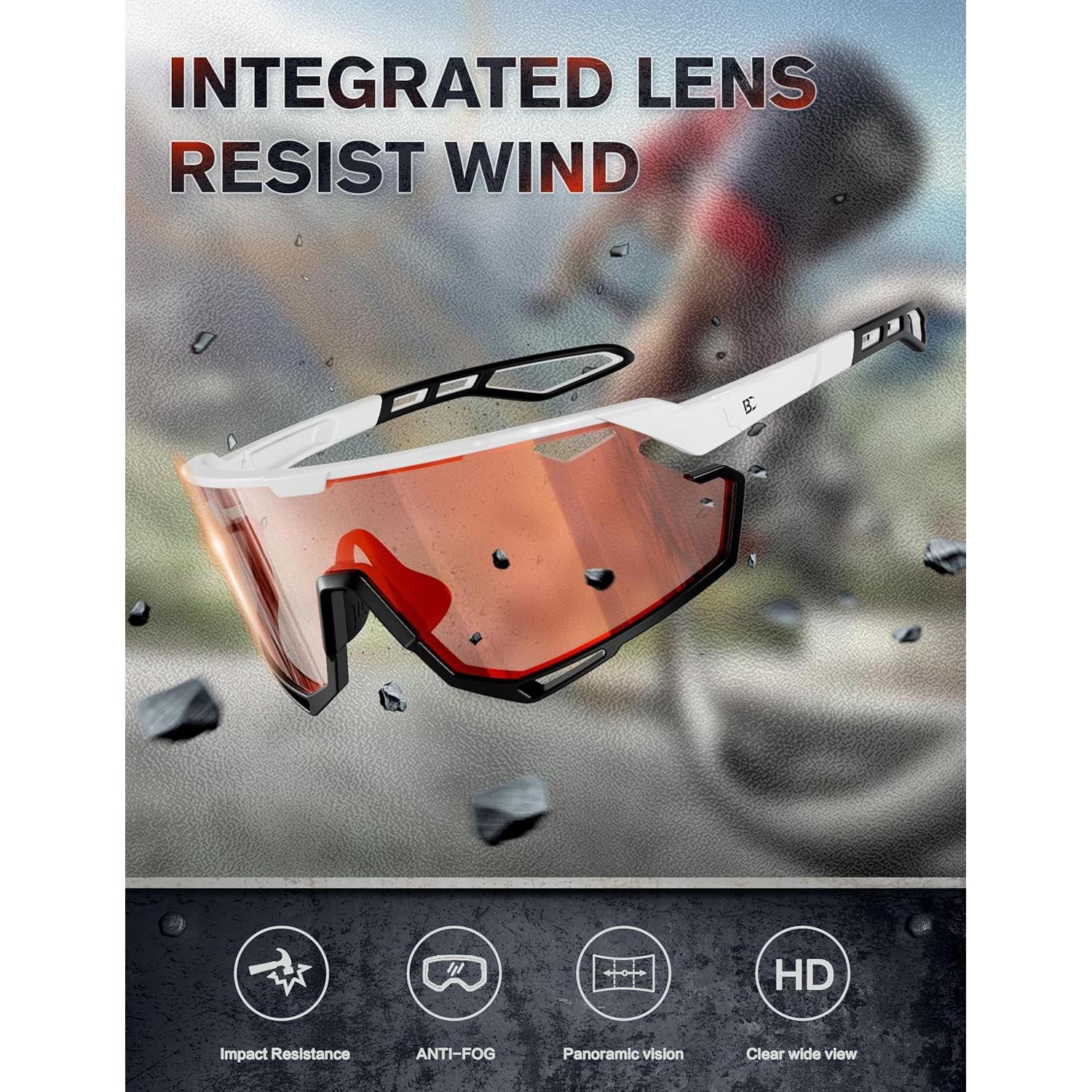 Gafas de Ciclismo BIRCEN Fotoquímicas Naranja TR90