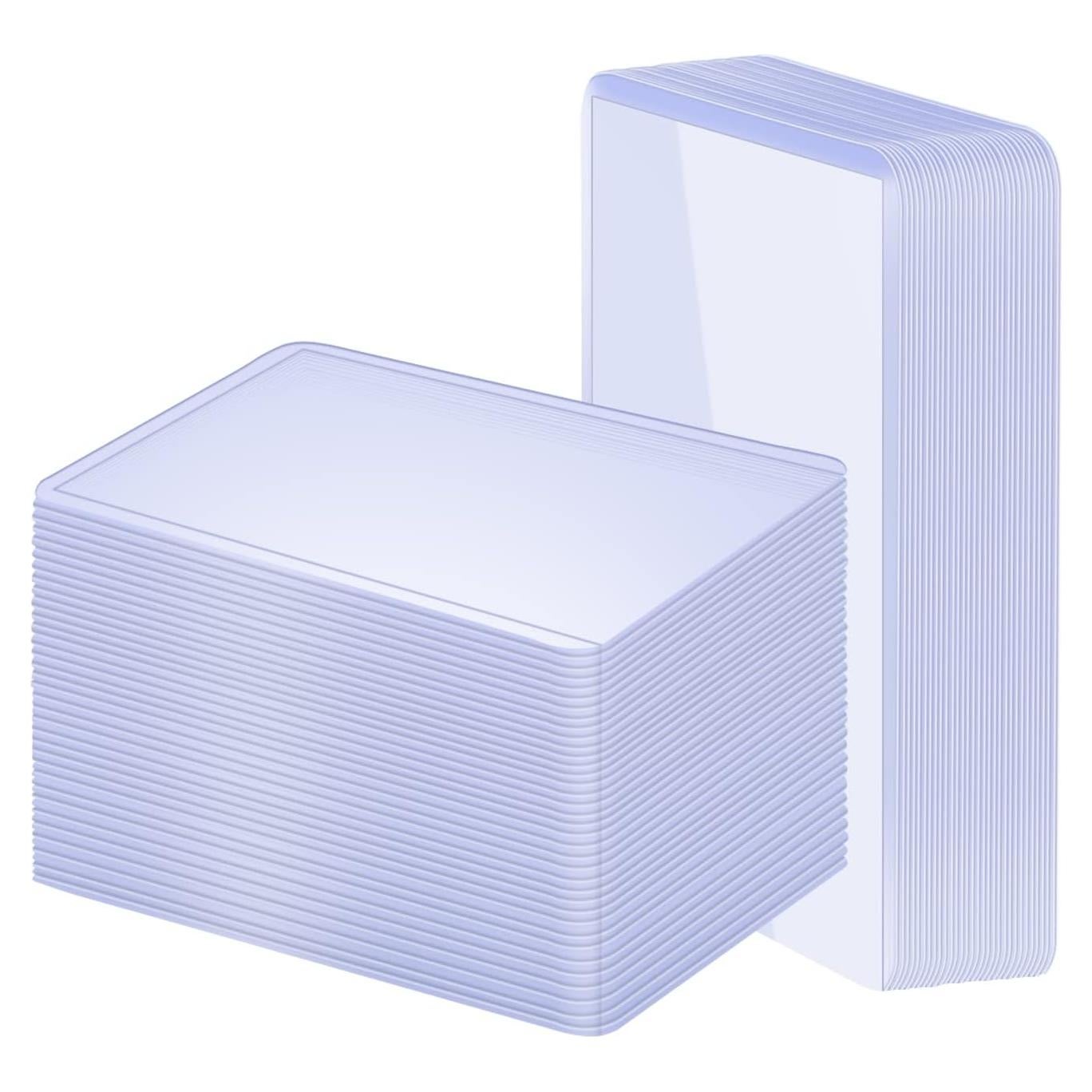 Paquete de 100 fundas de PVC Eliamo 7,62x10,16 cm