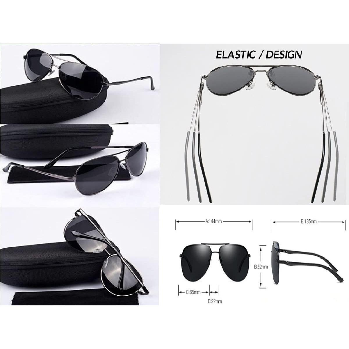 Gafas Tácticas Galaxylense Aviador Polarizadas 3 Lentes