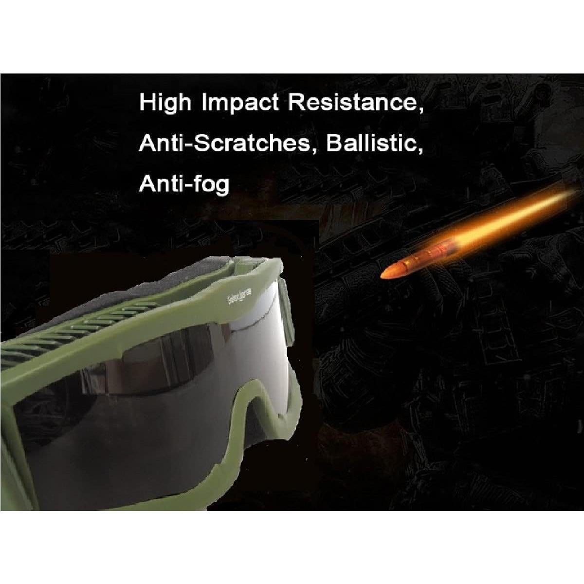 Gafas Tácticas Galaxylense - 3 Lentes Policarbonato UV