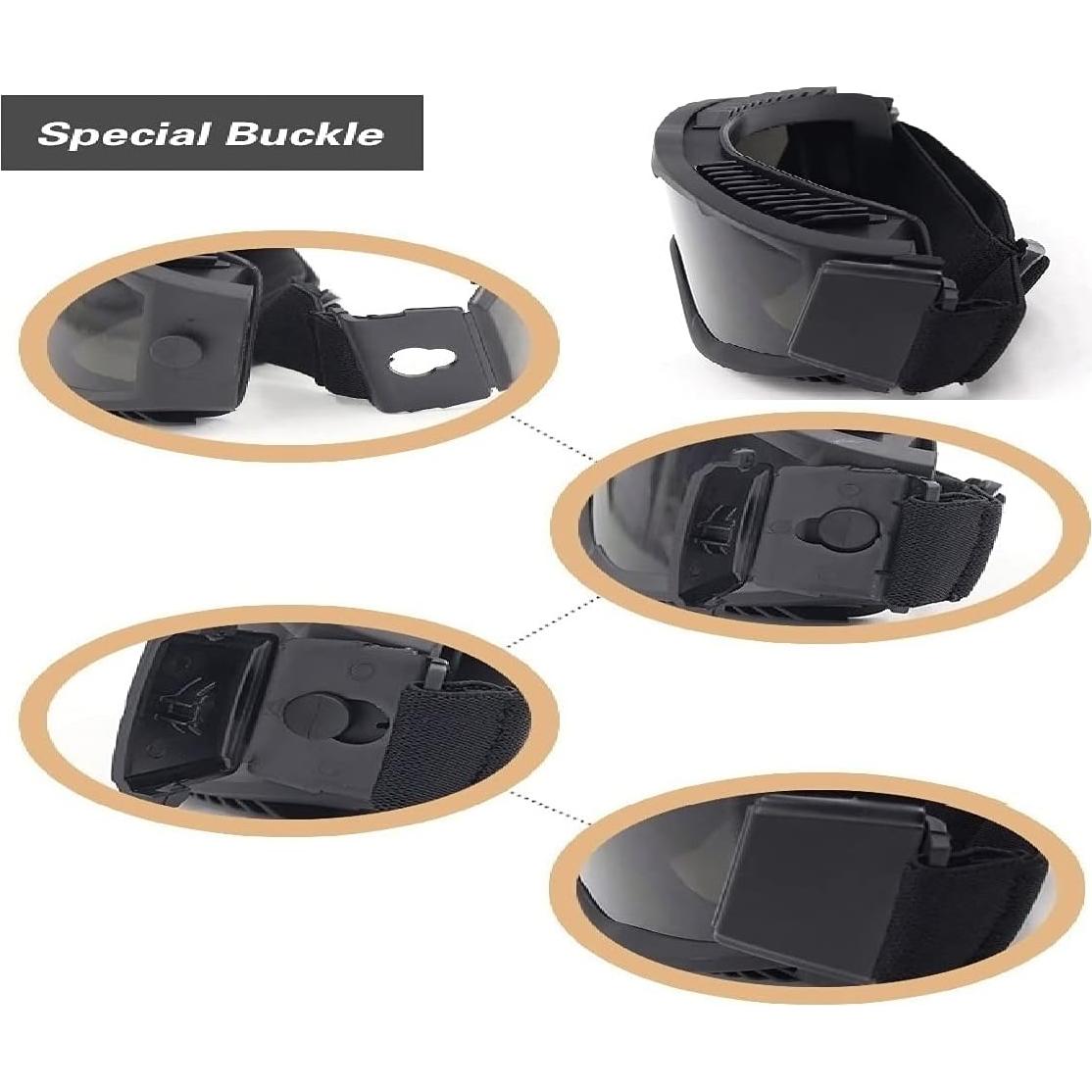 Gafas Tácticas Galaxylense - 3 Lentes Policarbonato UV