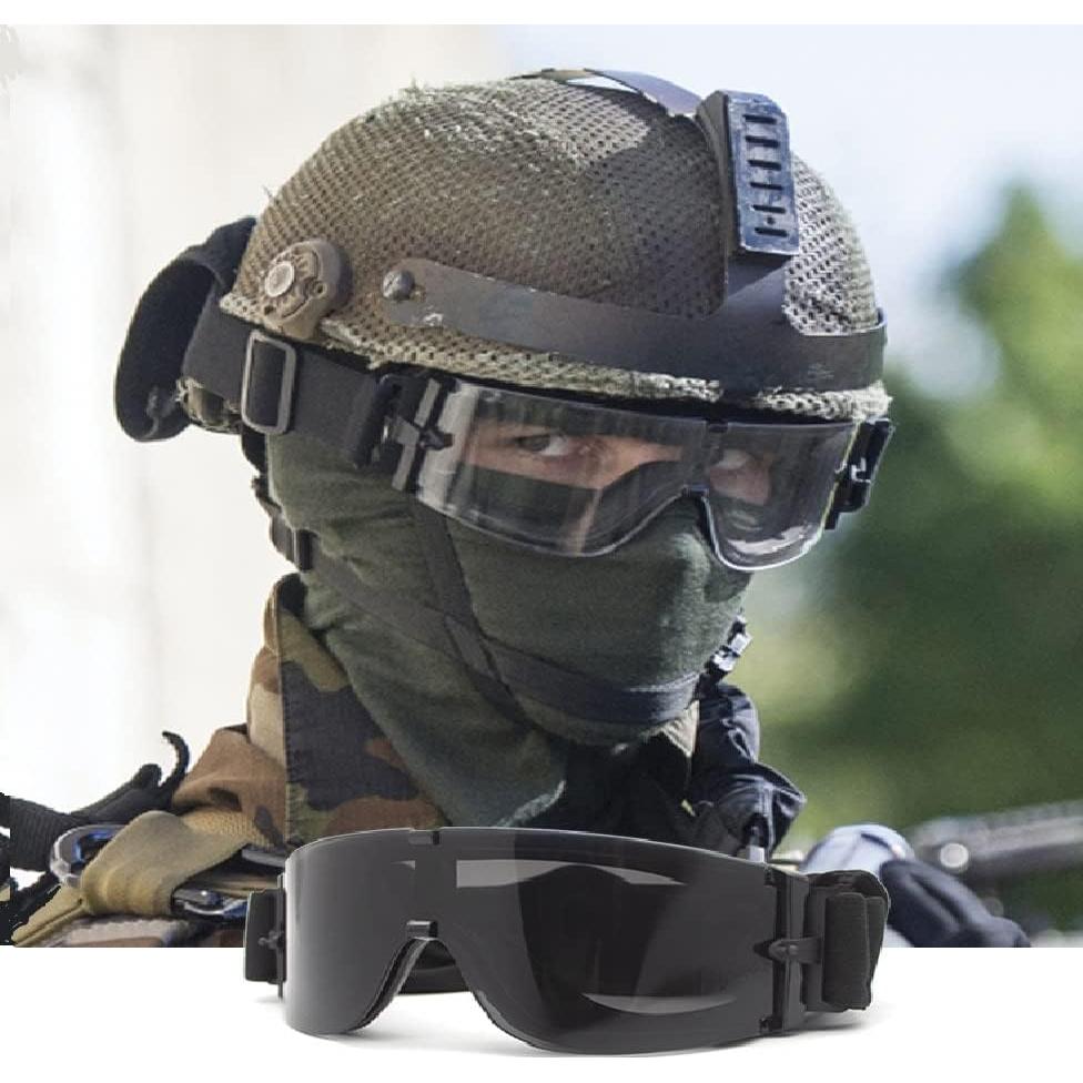 Gafas Tácticas GalaxyLense - Protección UV - 3 Lentes