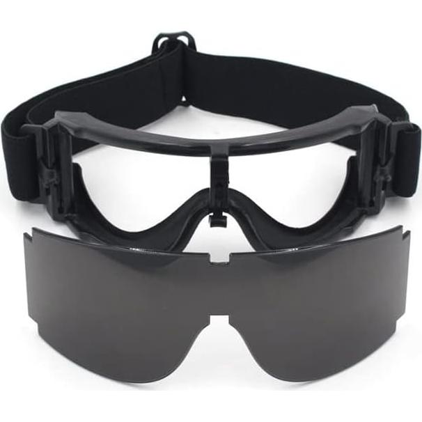 Gafas Tácticas GalaxyLense - Protección UV - 3 Lentes