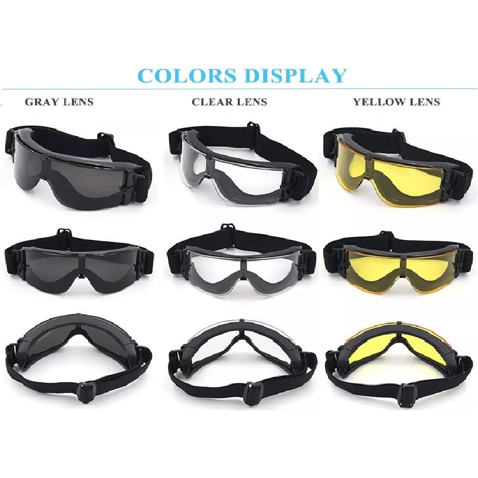 Gafas Tácticas GalaxyLense - Protección UV - 3 Lentes