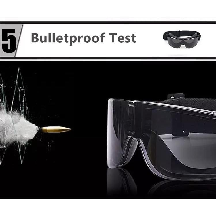 Gafas Tácticas GalaxyLense - Protección UV - 3 Lentes